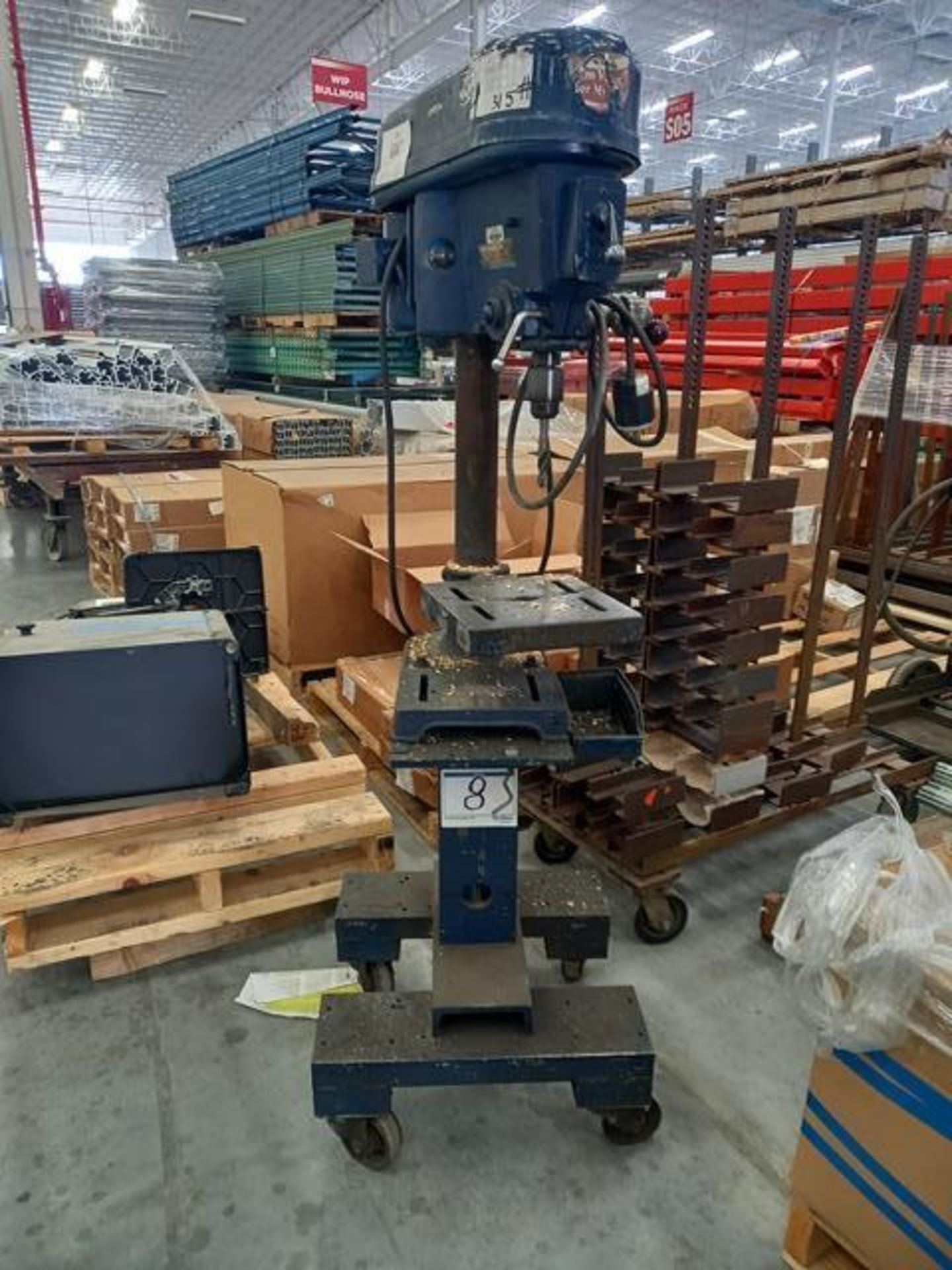 Rockwell 65-000 Drill Press, S/N: 1311585, 1/2 HP, 5 Speeds, 4" Travel (Tag: Huf15365) (Location: