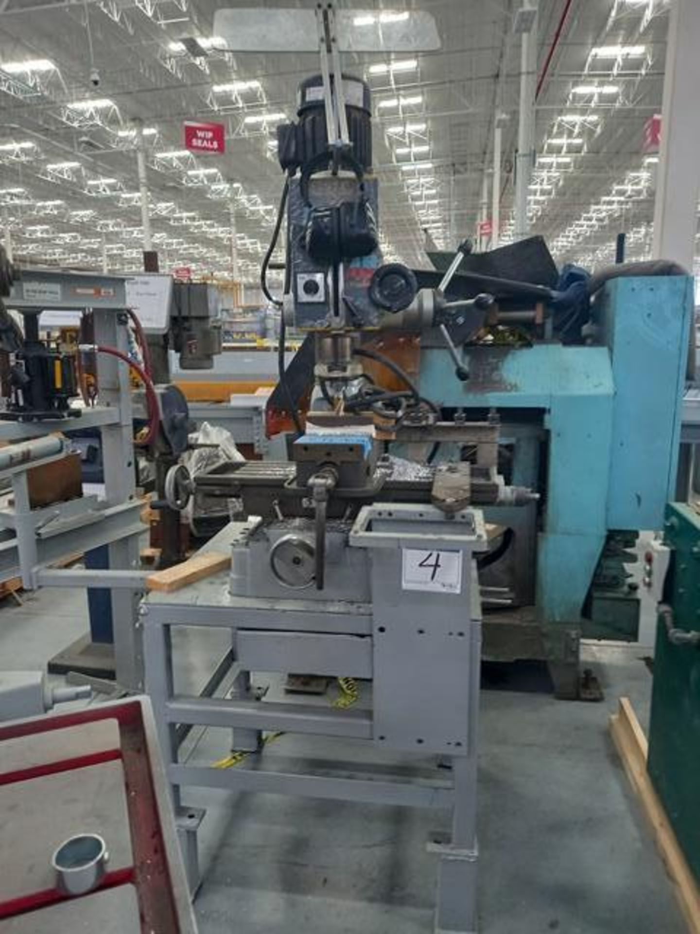 MSC 9512914 Drill Press, S/N: 858539, 6 Speed, 1 HP, 220/440v, X=18", Y=9", Z=6", 28" X 8" Worktable - Image 2 of 6