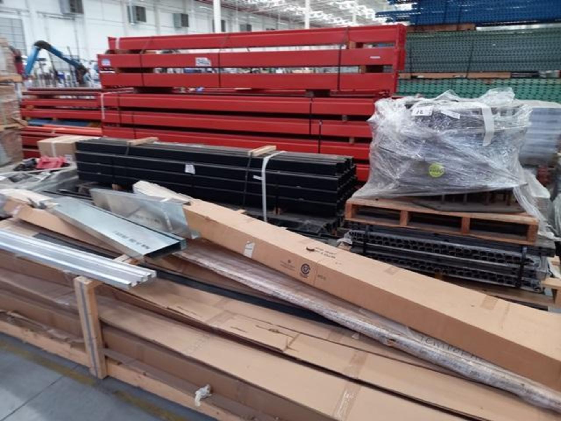 LOT: (100 approx.) Pallets of Assorted Materials Which Include, Metal Parts for Screens, Aluminum - Image 18 of 148