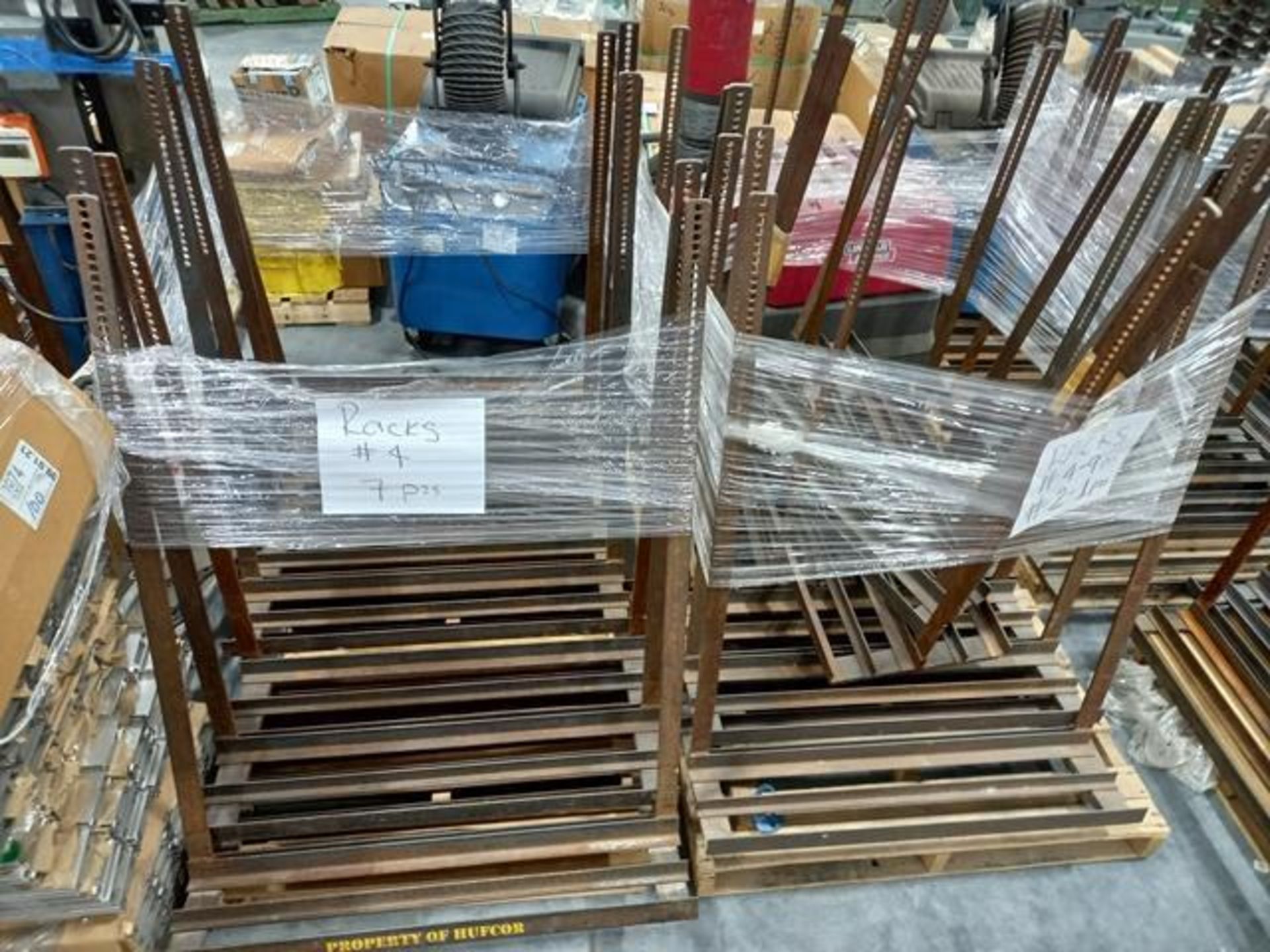 LOT: (100 approx.) Pallets of Assorted Materials Which Include, Metal Parts for Screens, Aluminum - Image 111 of 148