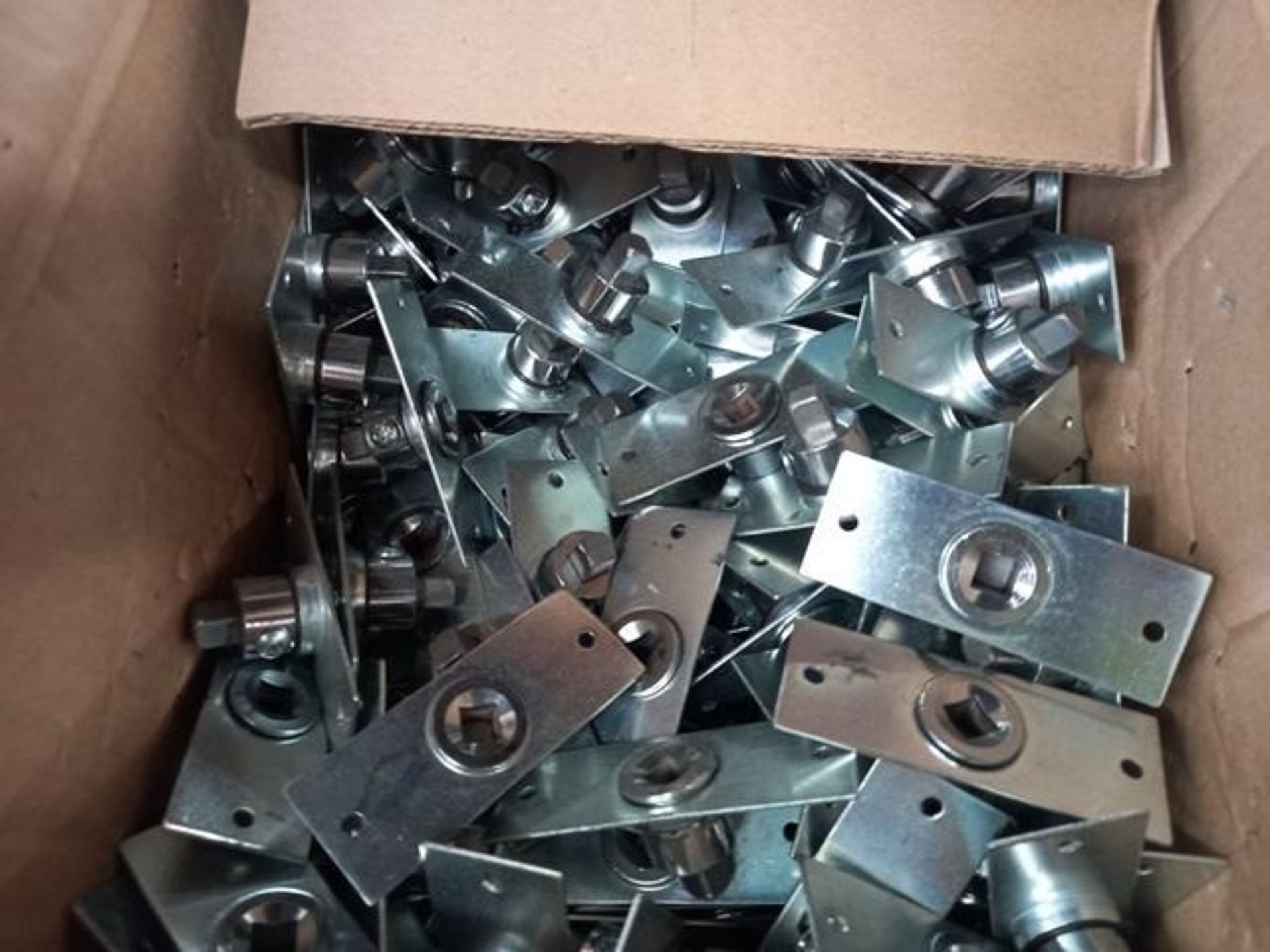 LOT: Miscellaneous Materials And Fittings: (720) Auto Door Mech Strike Block Parts, (1200) - Image 16 of 16