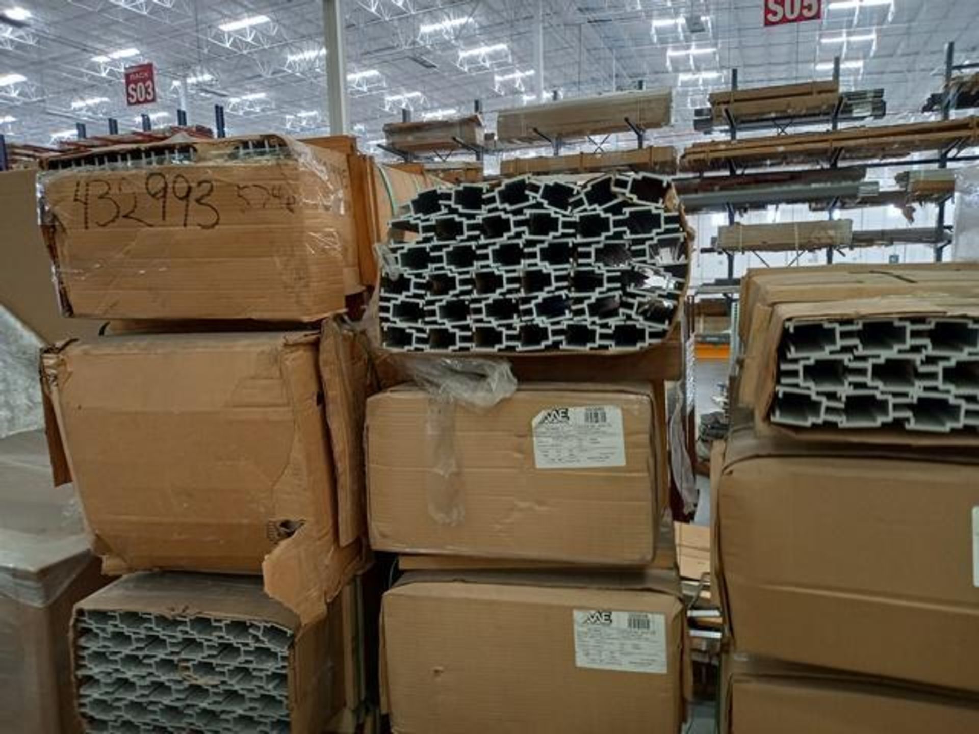 LOT: (100 approx.) Pallets of Assorted Materials Which Include, Metal Parts for Screens, Aluminum - Image 3 of 148
