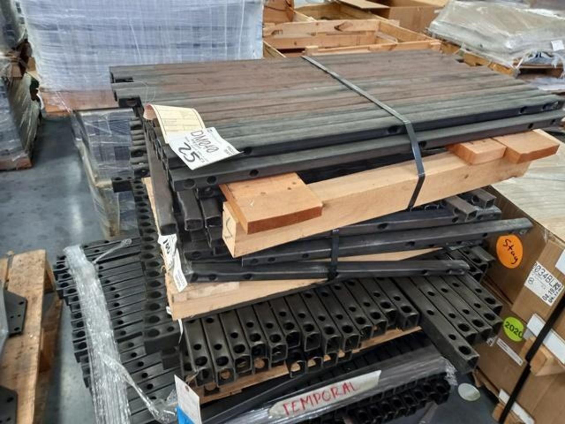 LOT: (100 approx.) Pallets of Assorted Materials Which Include, Metal Parts for Screens, Aluminum - Image 126 of 148