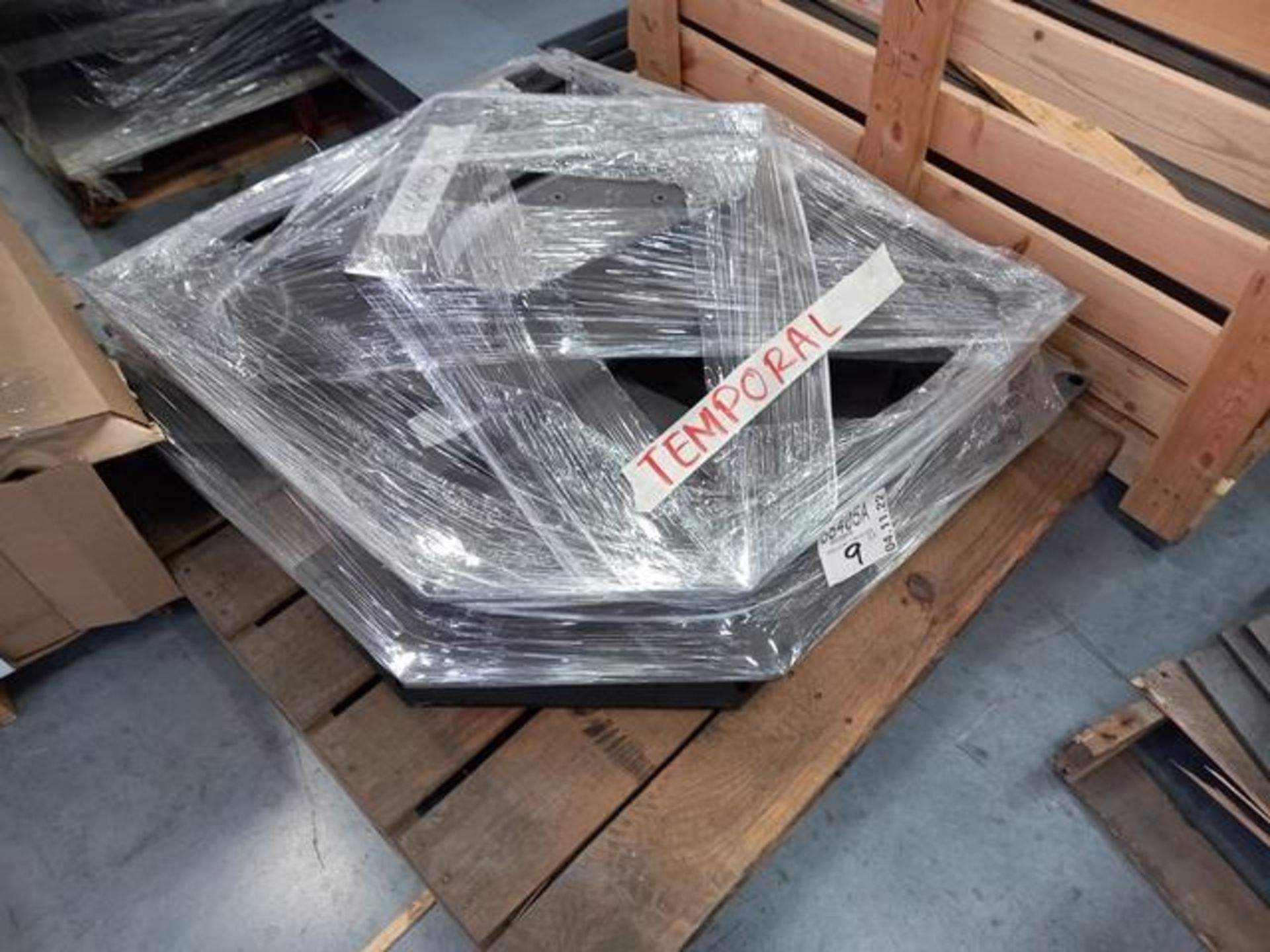 LOT: (100 approx.) Pallets of Assorted Materials Which Include, Metal Parts for Screens, Aluminum - Image 128 of 148