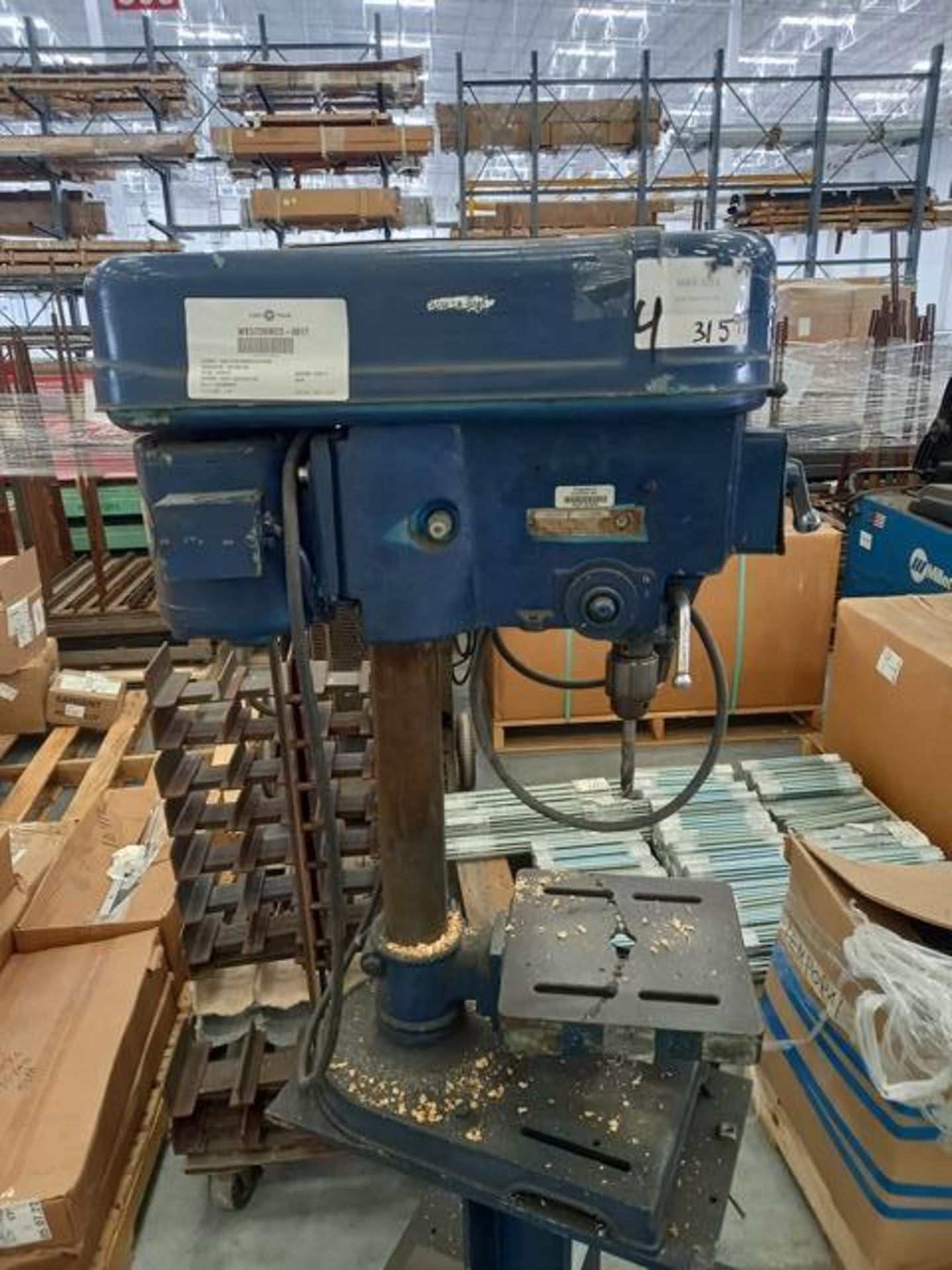 Rockwell 65-000 Drill Press, S/N: 1311585, 1/2 HP, 5 Speeds, 4" Travel (Tag: Huf15365) (Location: - Image 2 of 3