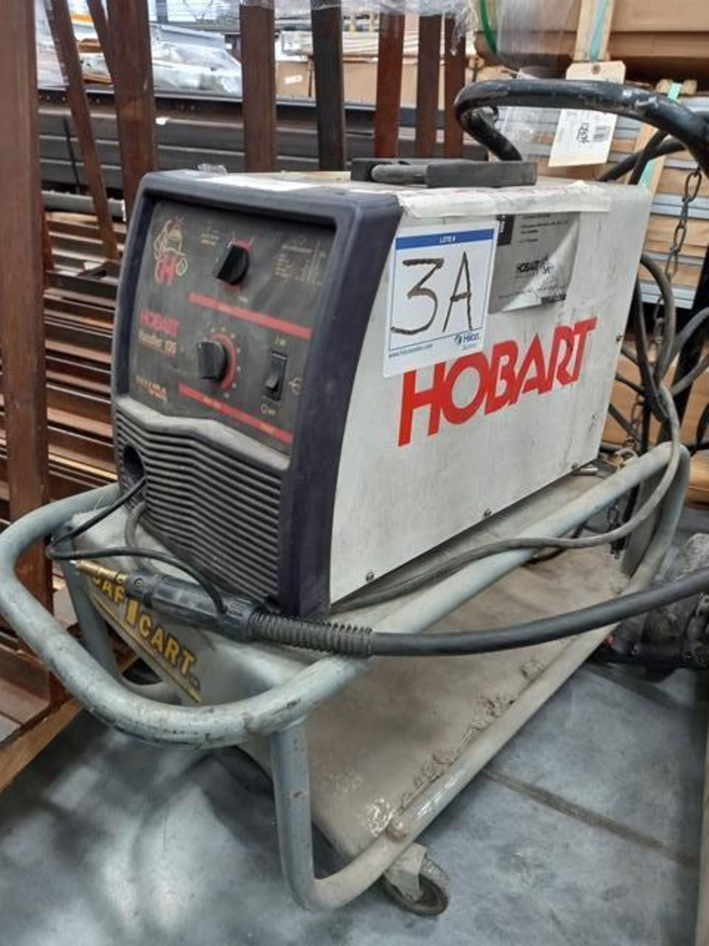 Hobart Handler 135 Micro Wire Welding Machine, S/N: LA189918: 115v, 20a (Tag: Huf15762) (Location: - Image 2 of 2