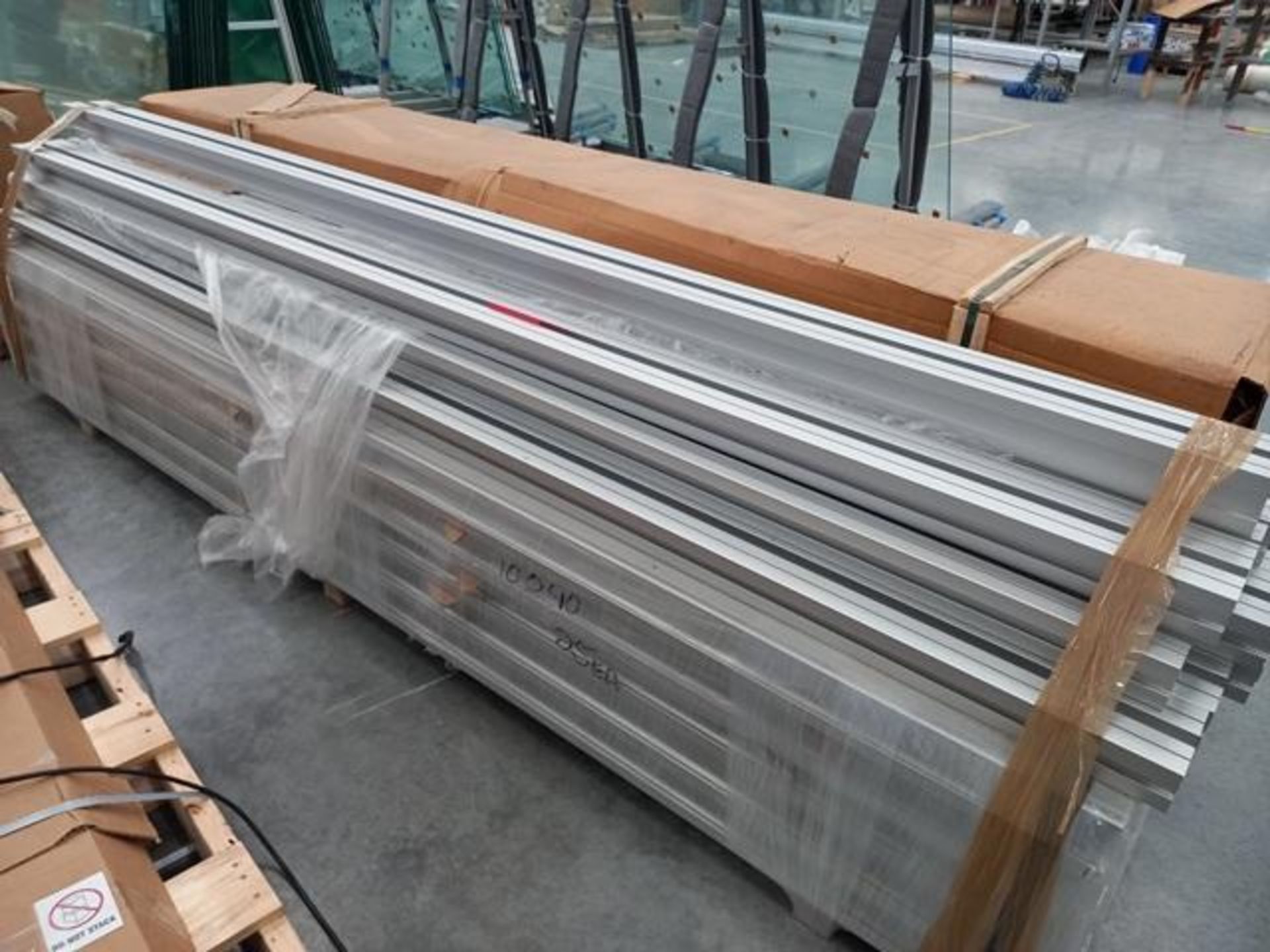 LOT: (100 approx.) Pallets of Assorted Materials Which Include, Metal Parts for Screens, Aluminum - Image 7 of 148