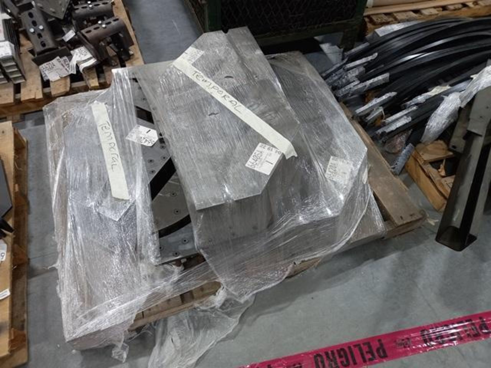 LOT: (100 approx.) Pallets of Assorted Materials Which Include, Metal Parts for Screens, Aluminum - Image 91 of 148