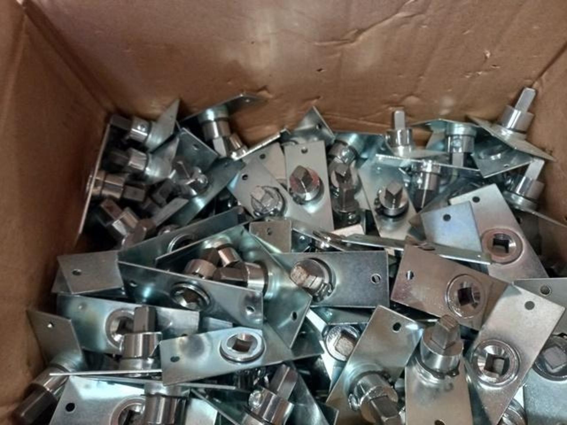 LOT: Miscellaneous Materials And Fittings: (720) Auto Door Mech Strike Block Parts, (1200) - Image 8 of 16