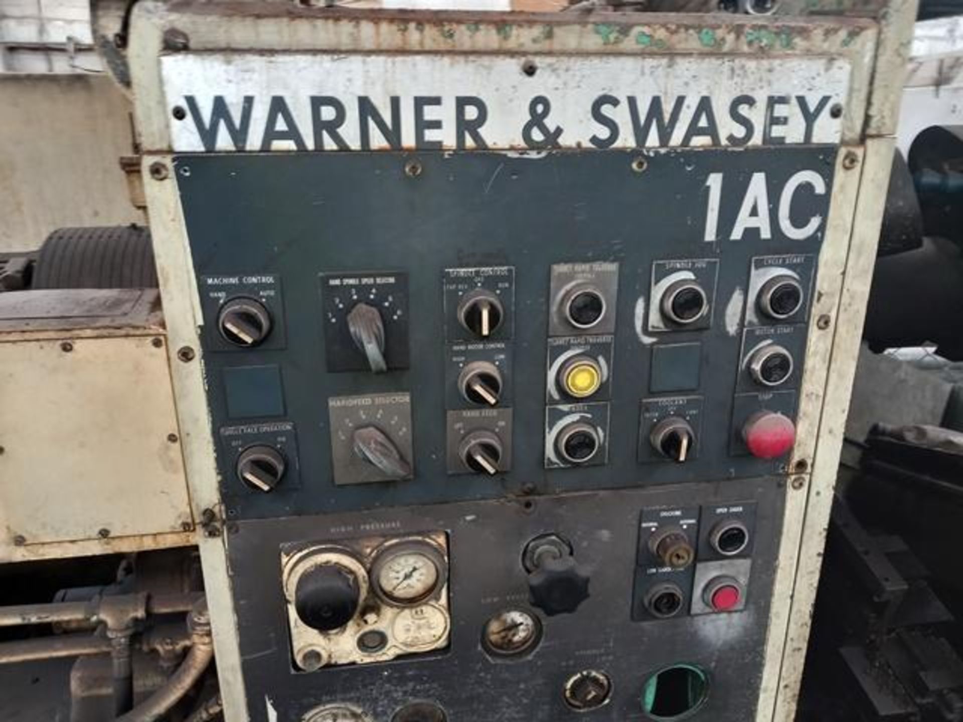 The Warner & Swasey Co 1 AC Automatic Chucker Lathe, S/N: 2625047: Swing Over Cross Slide: 9-1/2", - Image 10 of 11