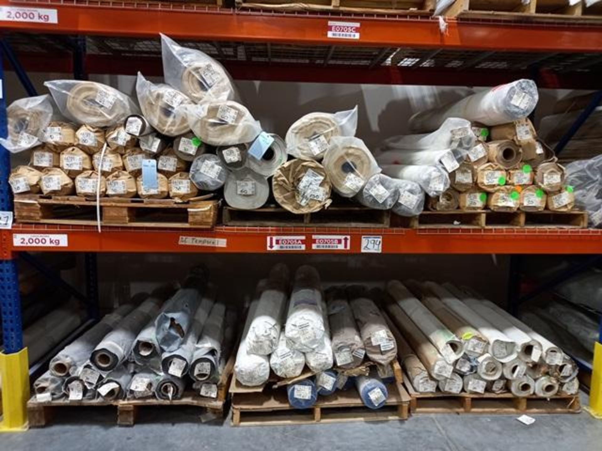 LOT: Approximately (6100) Yds Of Fabric For Upholstery, Which Includes Fabrics Of Different Types( - Image 2 of 4