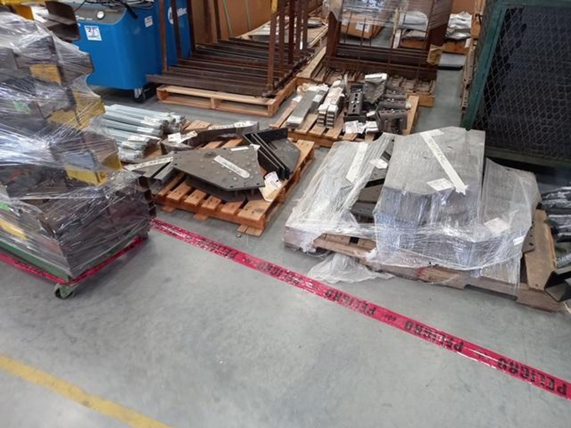 LOT: (100 approx.) Pallets of Assorted Materials Which Include, Metal Parts for Screens, Aluminum - Image 38 of 148