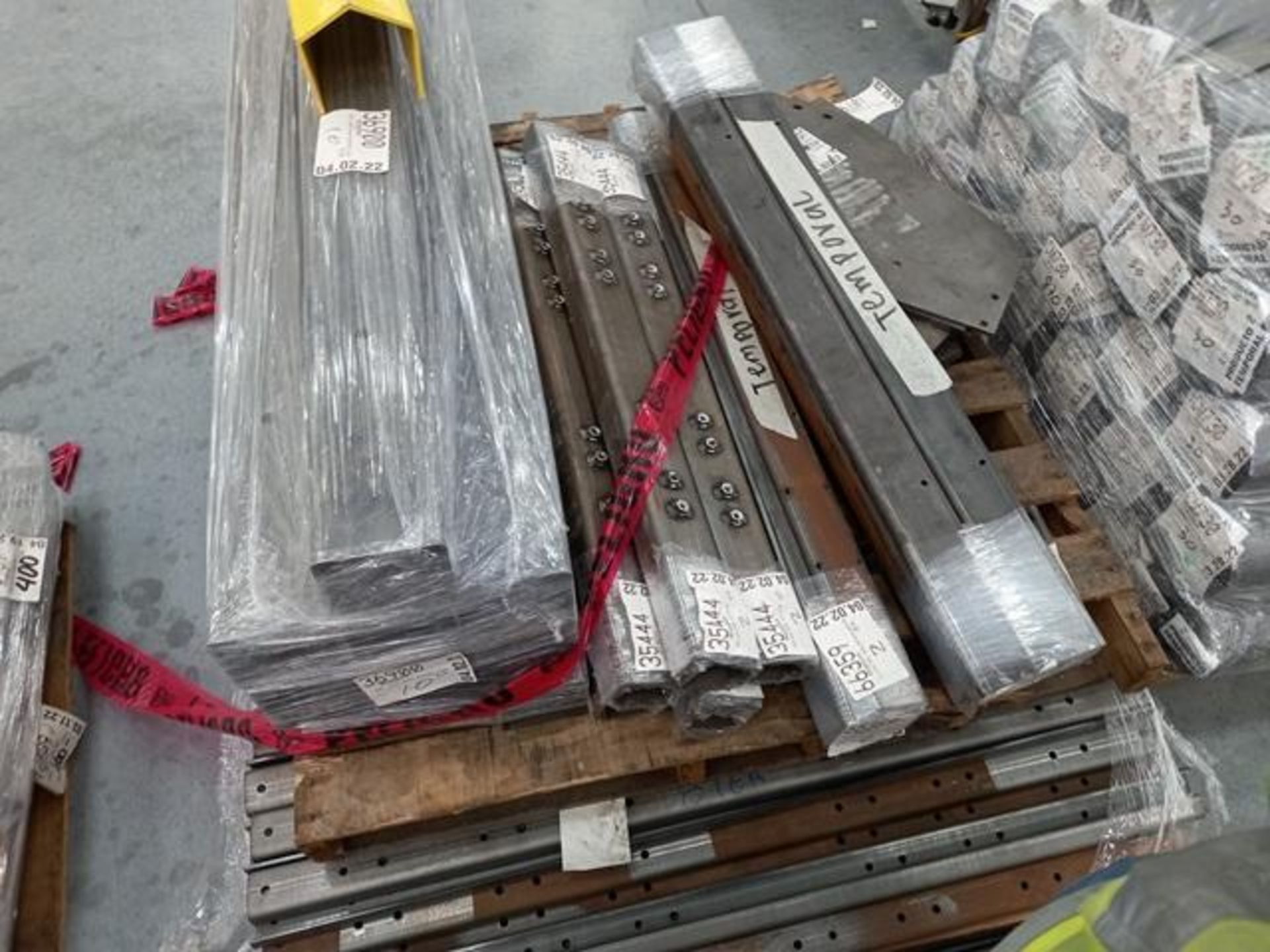 LOT: (100 approx.) Pallets of Assorted Materials Which Include, Metal Parts for Screens, Aluminum - Image 4 of 148
