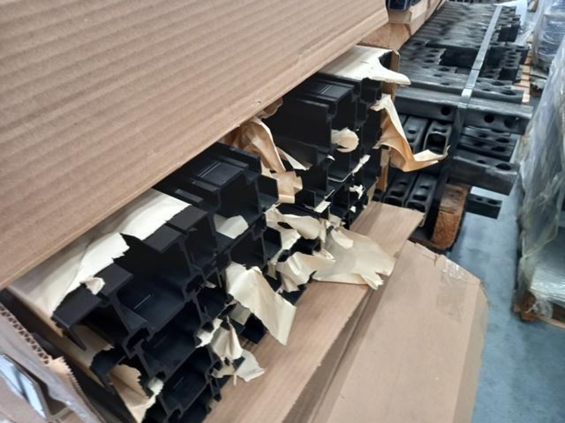 LOT: (100 approx.) Pallets of Assorted Materials Which Include, Metal Parts for Screens, Aluminum - Image 129 of 148