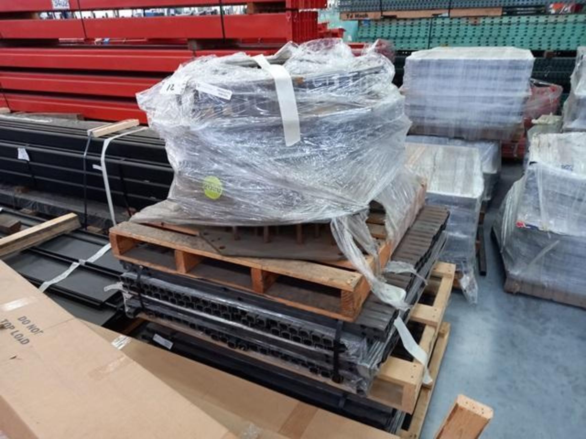 LOT: (100 approx.) Pallets of Assorted Materials Which Include, Metal Parts for Screens, Aluminum - Image 118 of 148