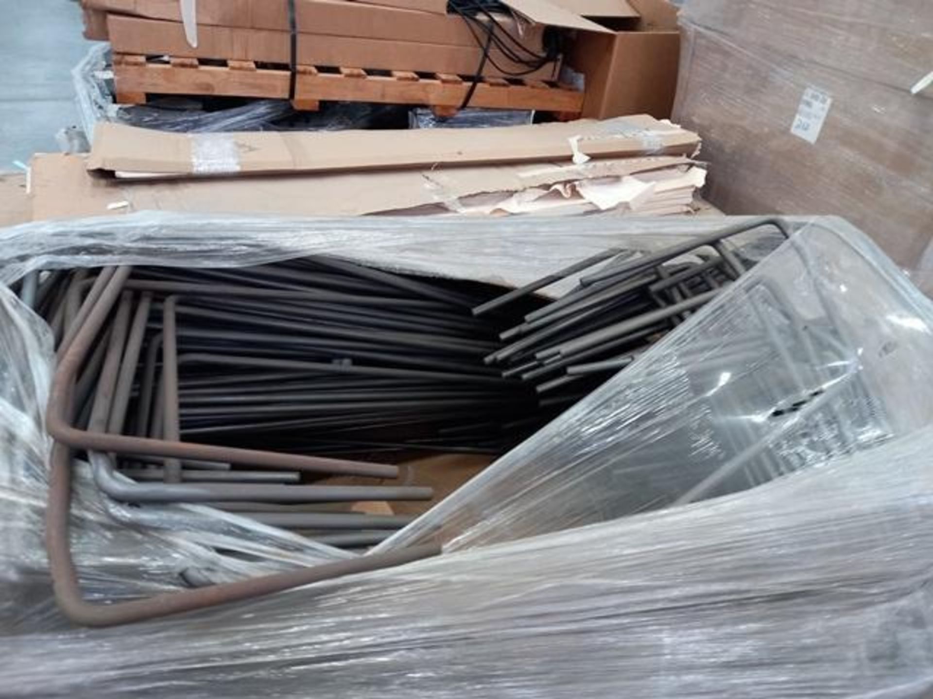 LOT: (100 approx.) Pallets of Assorted Materials Which Include, Metal Parts for Screens, Aluminum - Image 132 of 148