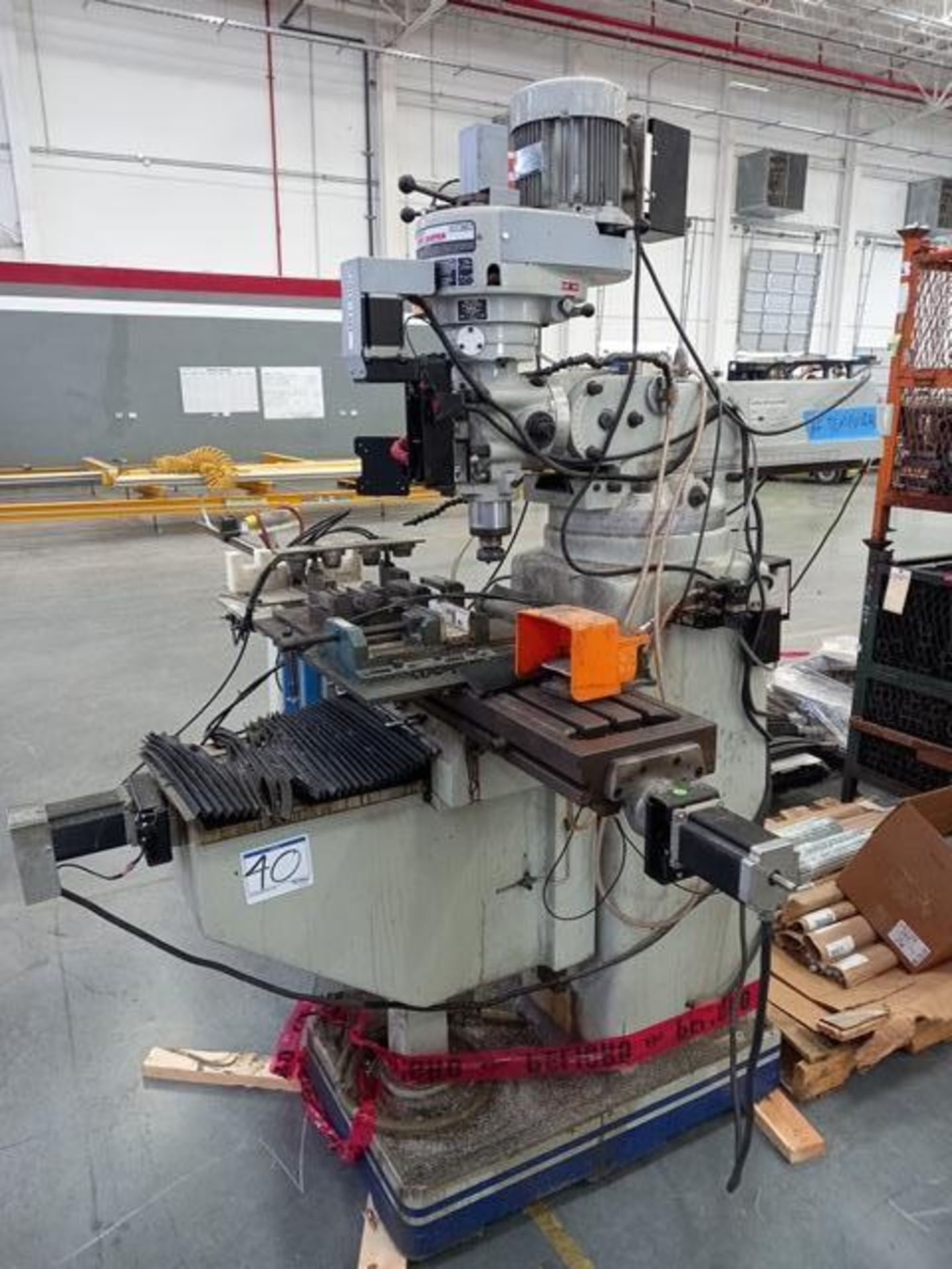 Universal Turret Milling Machine BPS-1054 Milling Machine, S/N: 17050231: Travel: X= 5", Y= 17", - Image 3 of 9