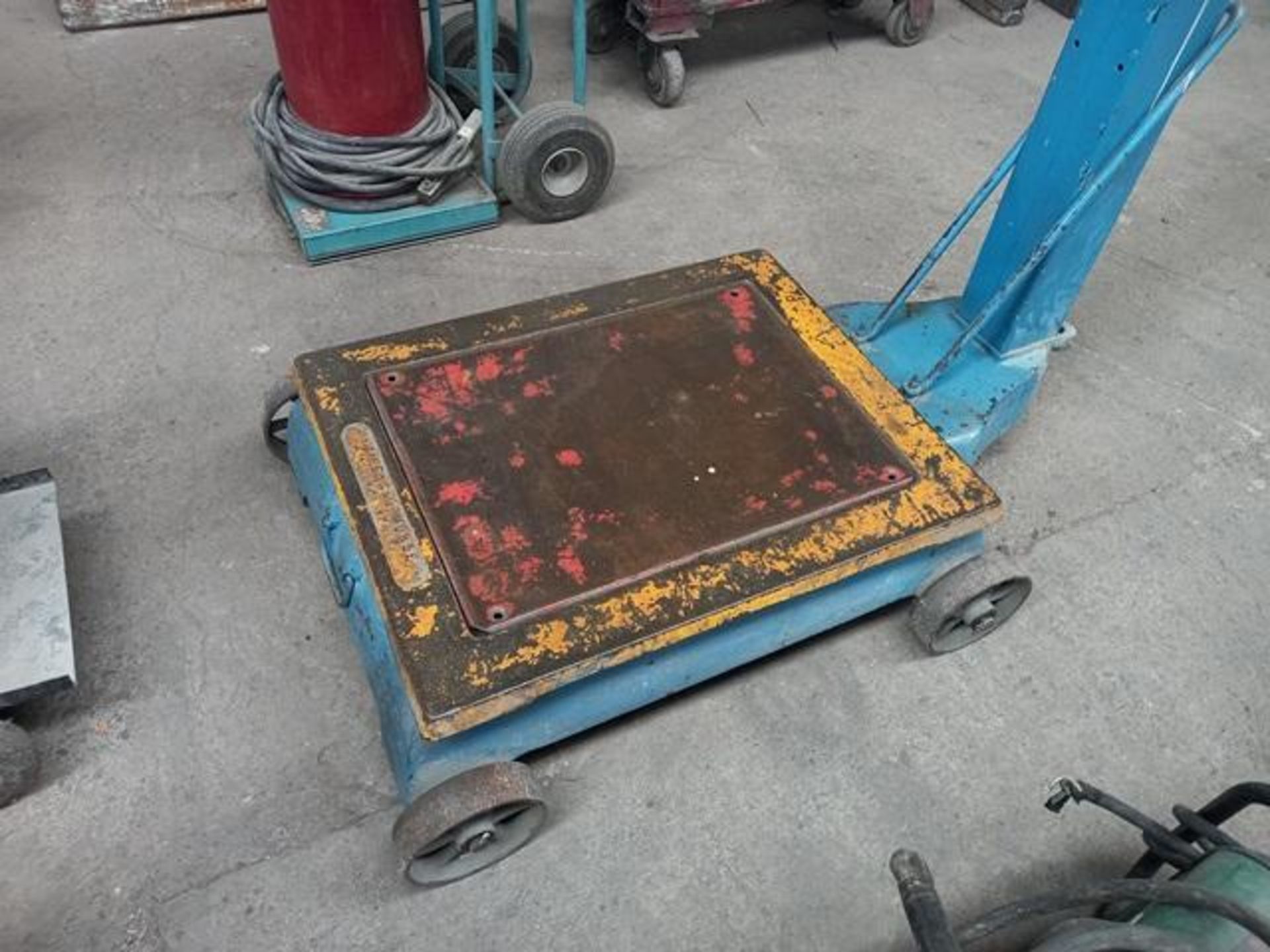 Fairbanks Morse Mechanical Scale: Carbon Steel Frame, on Wheels (Label: 42) (Location: Pachuca, - Image 10 of 10