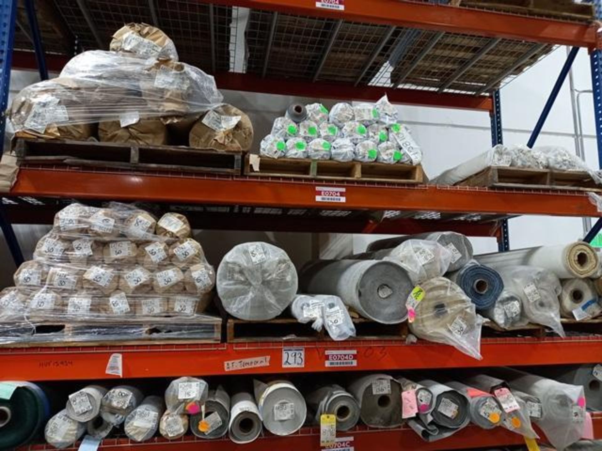 LOT: Approximately (6100) Yds Of Fabric For Upholstery, Which Includes Fabrics Of Different Types( - Image 2 of 5