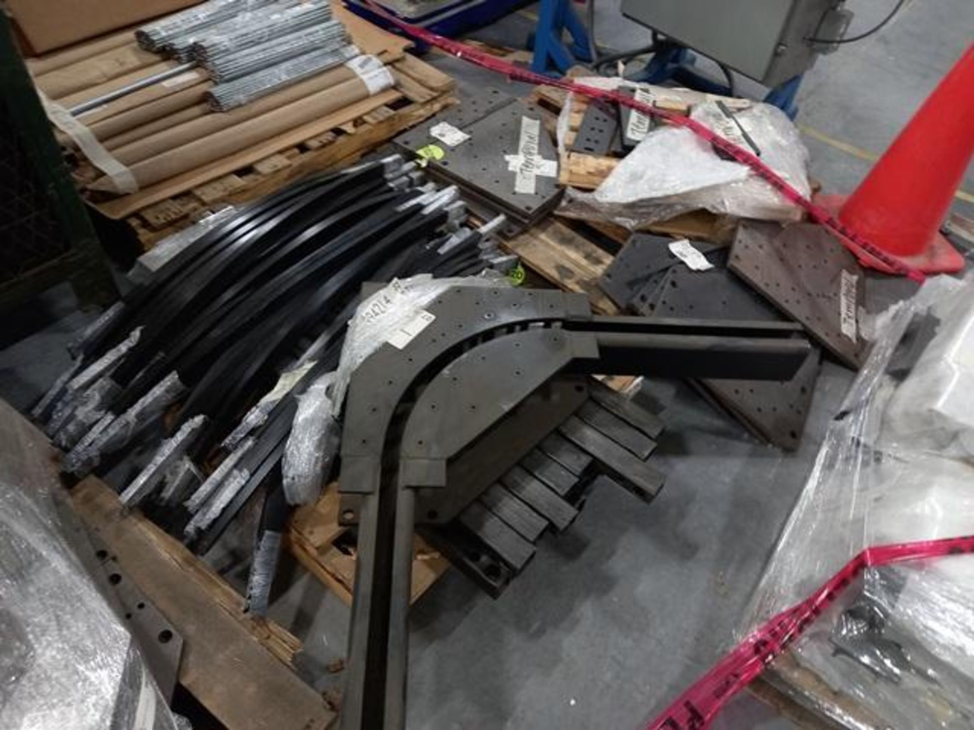 LOT: (100 approx.) Pallets of Assorted Materials Which Include, Metal Parts for Screens, Aluminum - Image 92 of 148
