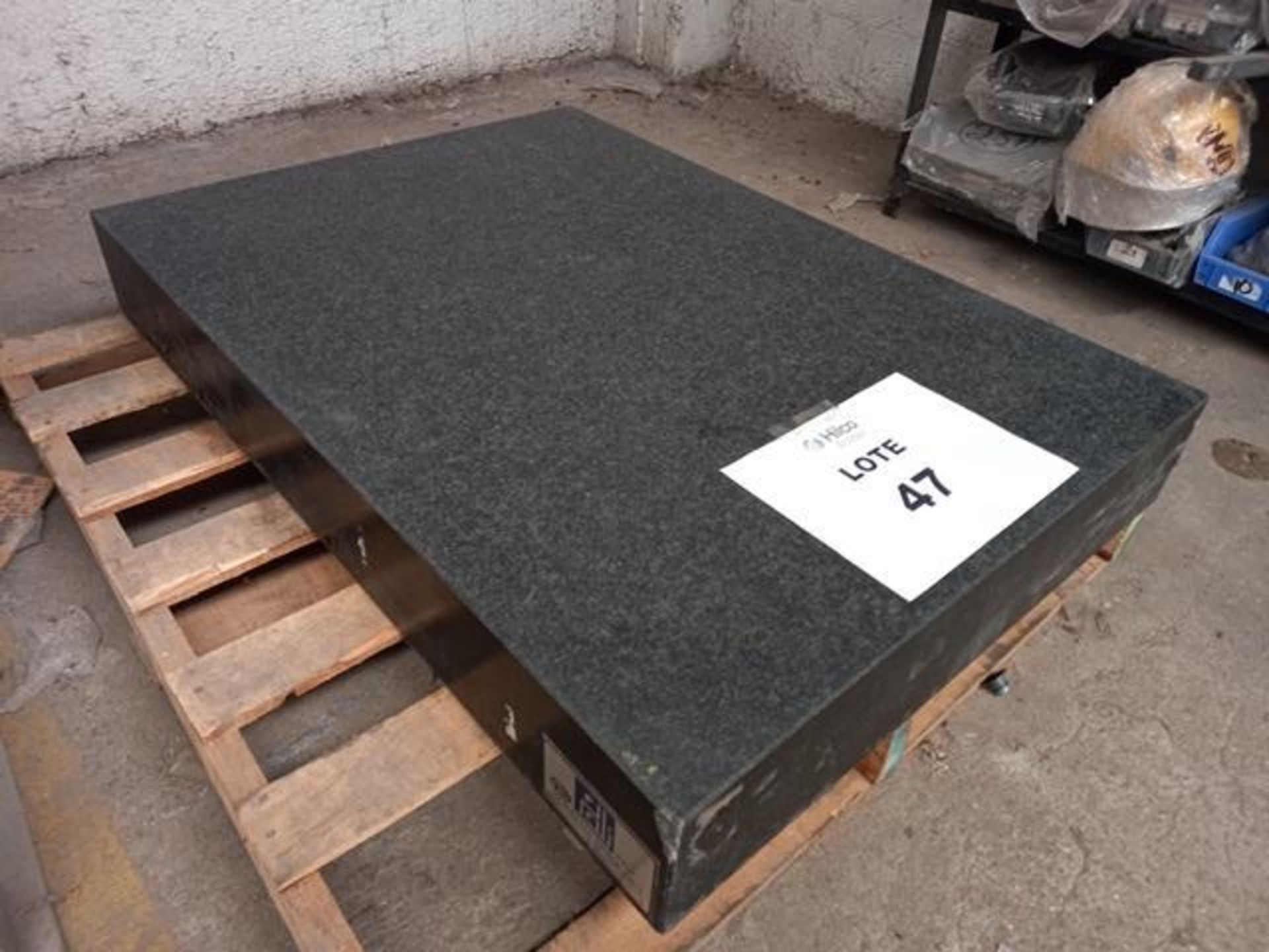 Varallo Sesia P1200 Marble Plate: Size: 45" X 32" X 6" (Label: 47) (Location: Pachuca, Hidalgo) ( - Image 4 of 5