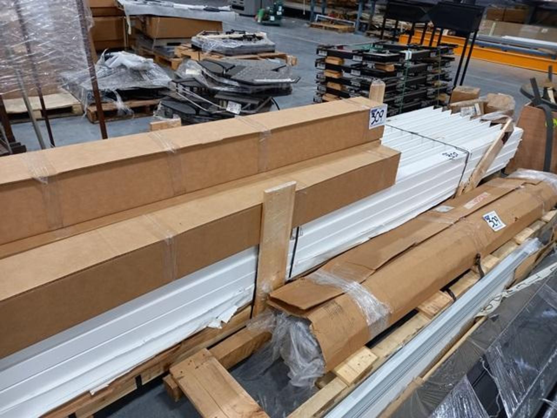 LOT: (100 approx.) Pallets of Assorted Materials Which Include, Metal Parts for Screens, Aluminum - Image 56 of 148