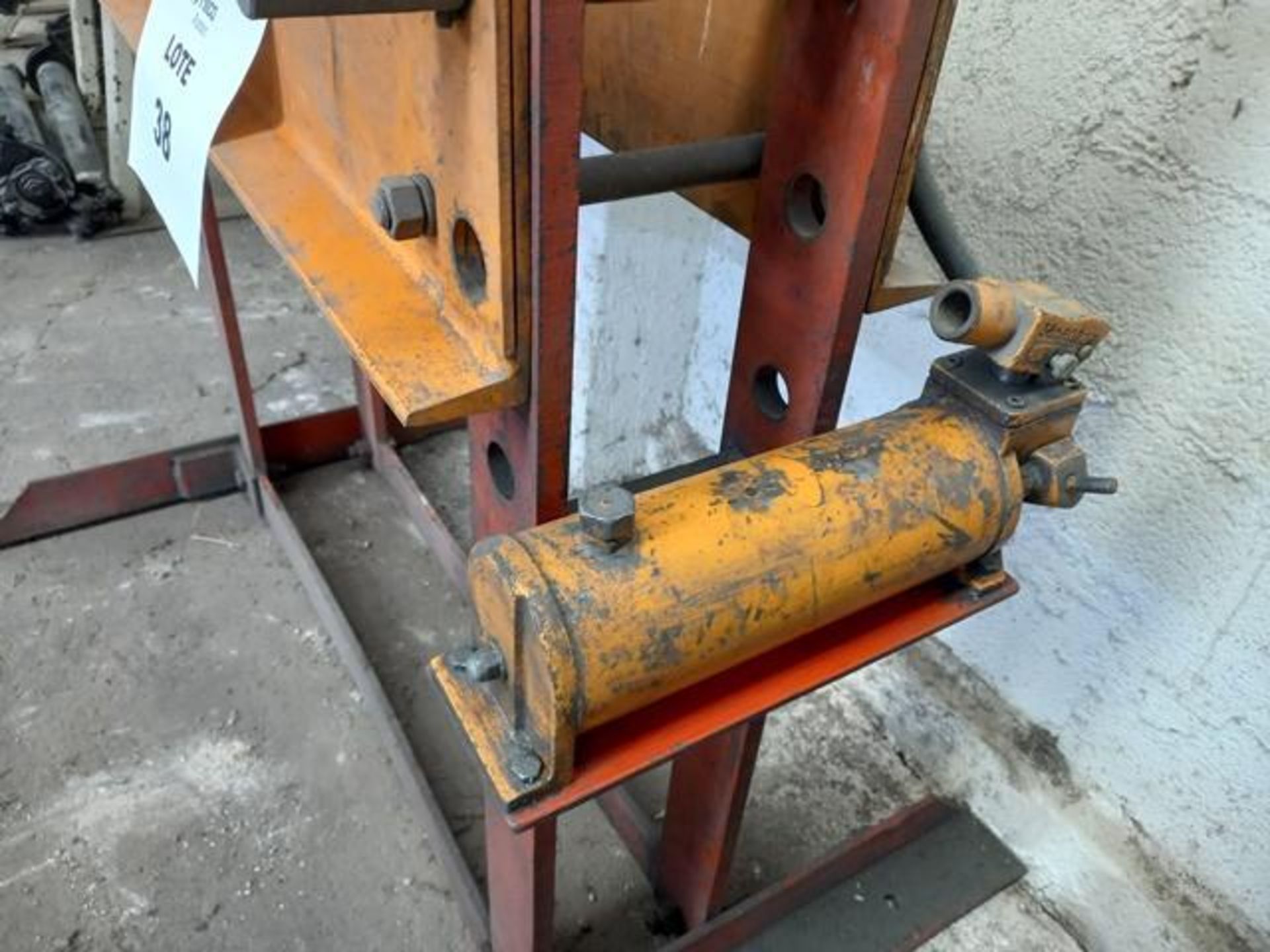 Erkco Press: Incomplete, Carbon Steel Frame only (Label: 38) (Location: Pachuca, Hidalgo) (REMOVAL - Image 7 of 9