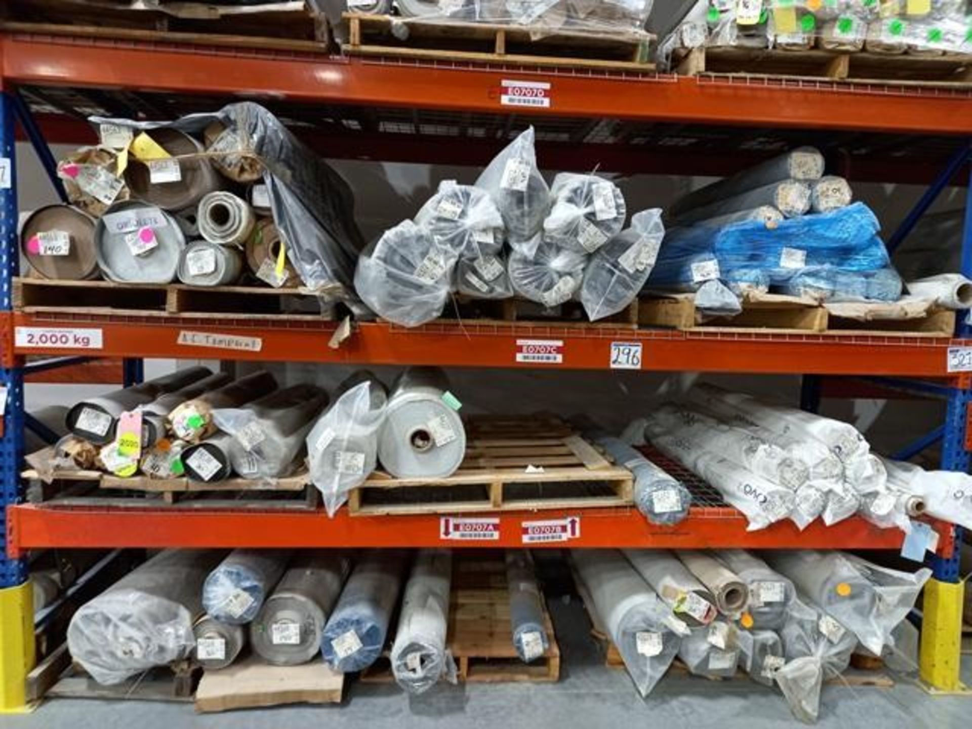 LOT: Approximately (8600) Yds Of Fabric For Upholstery, Which Includes Fabrics Of Different Types( - Image 2 of 4