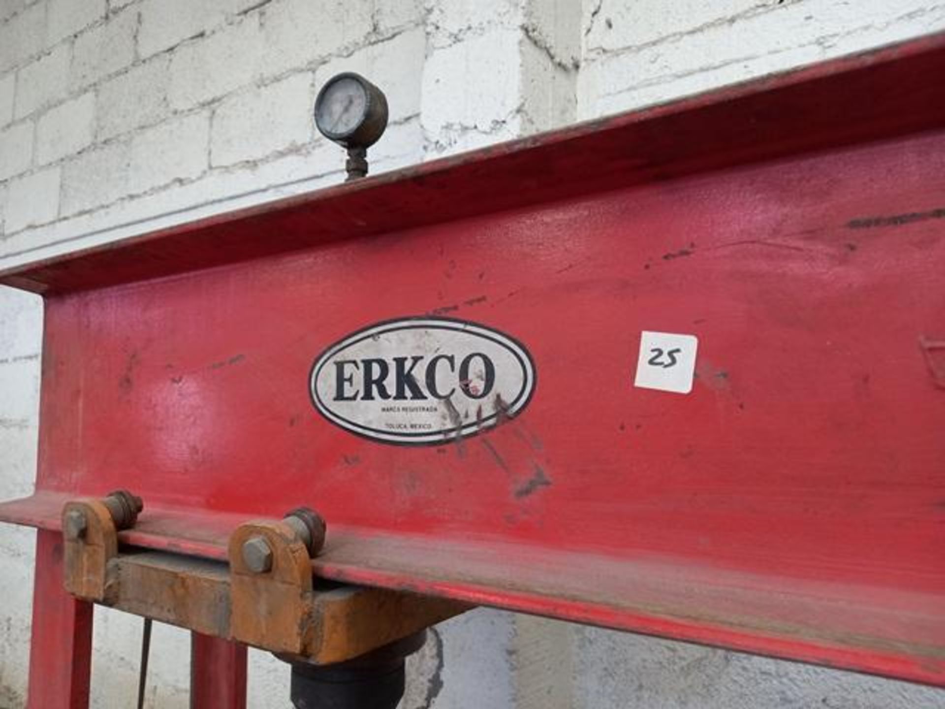 Erkco Press: Incomplete, Carbon Steel Frame only (Label: 38) (Location: Pachuca, Hidalgo) (REMOVAL - Image 9 of 9