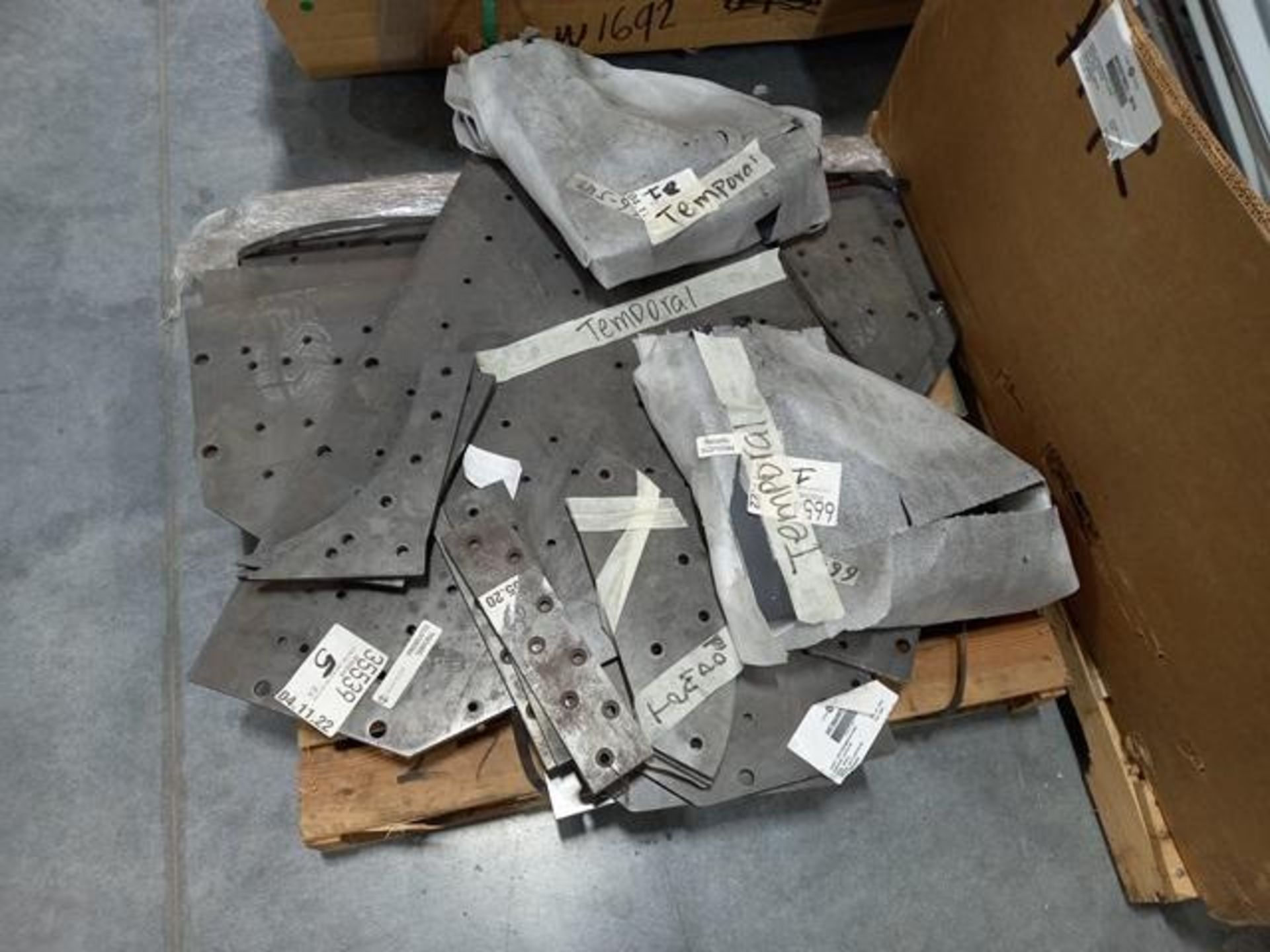 LOT: (100 approx.) Pallets of Assorted Materials Which Include, Metal Parts for Screens, Aluminum - Image 96 of 148