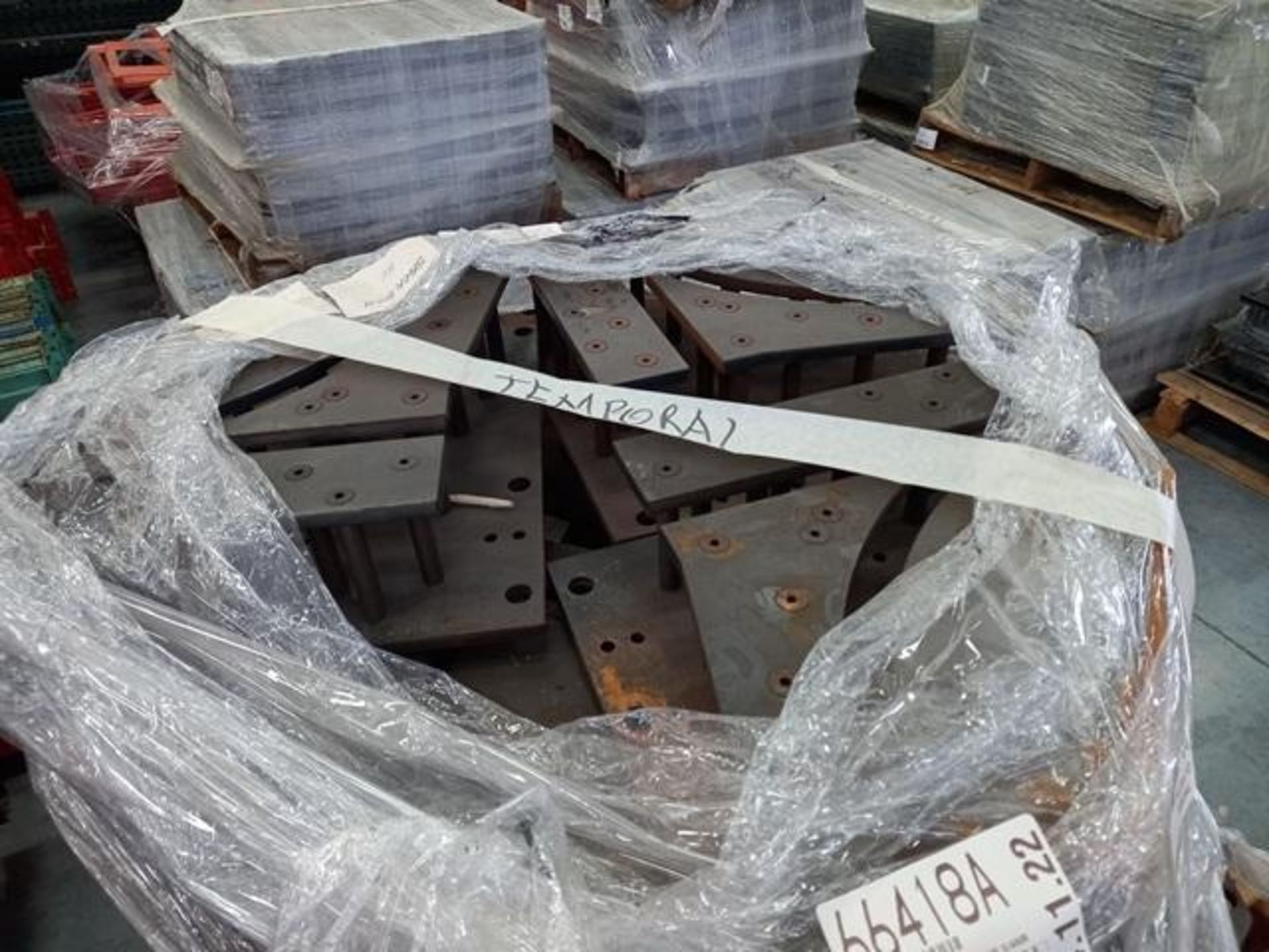 LOT: (100 approx.) Pallets of Assorted Materials Which Include, Metal Parts for Screens, Aluminum - Image 119 of 148