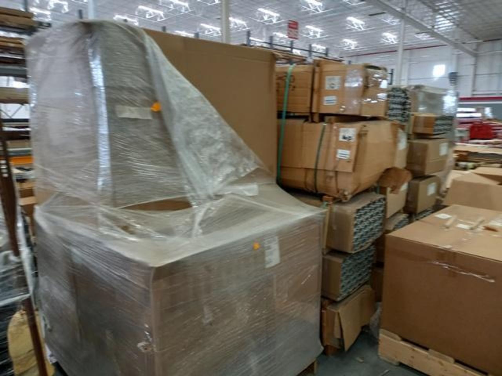 LOT: (100 approx.) Pallets of Assorted Materials Which Include, Metal Parts for Screens, Aluminum - Image 146 of 148