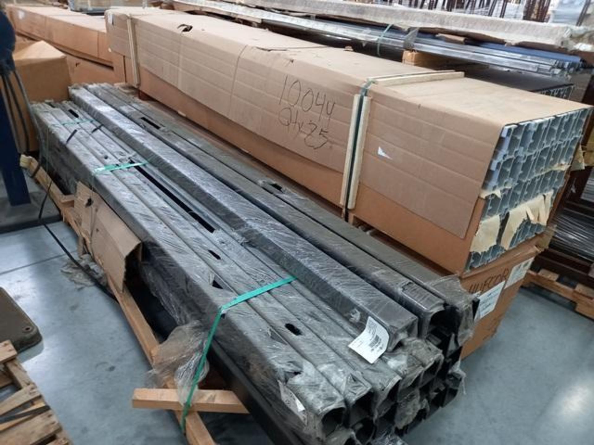 LOT: (100 approx.) Pallets of Assorted Materials Which Include, Metal Parts for Screens, Aluminum - Image 148 of 148