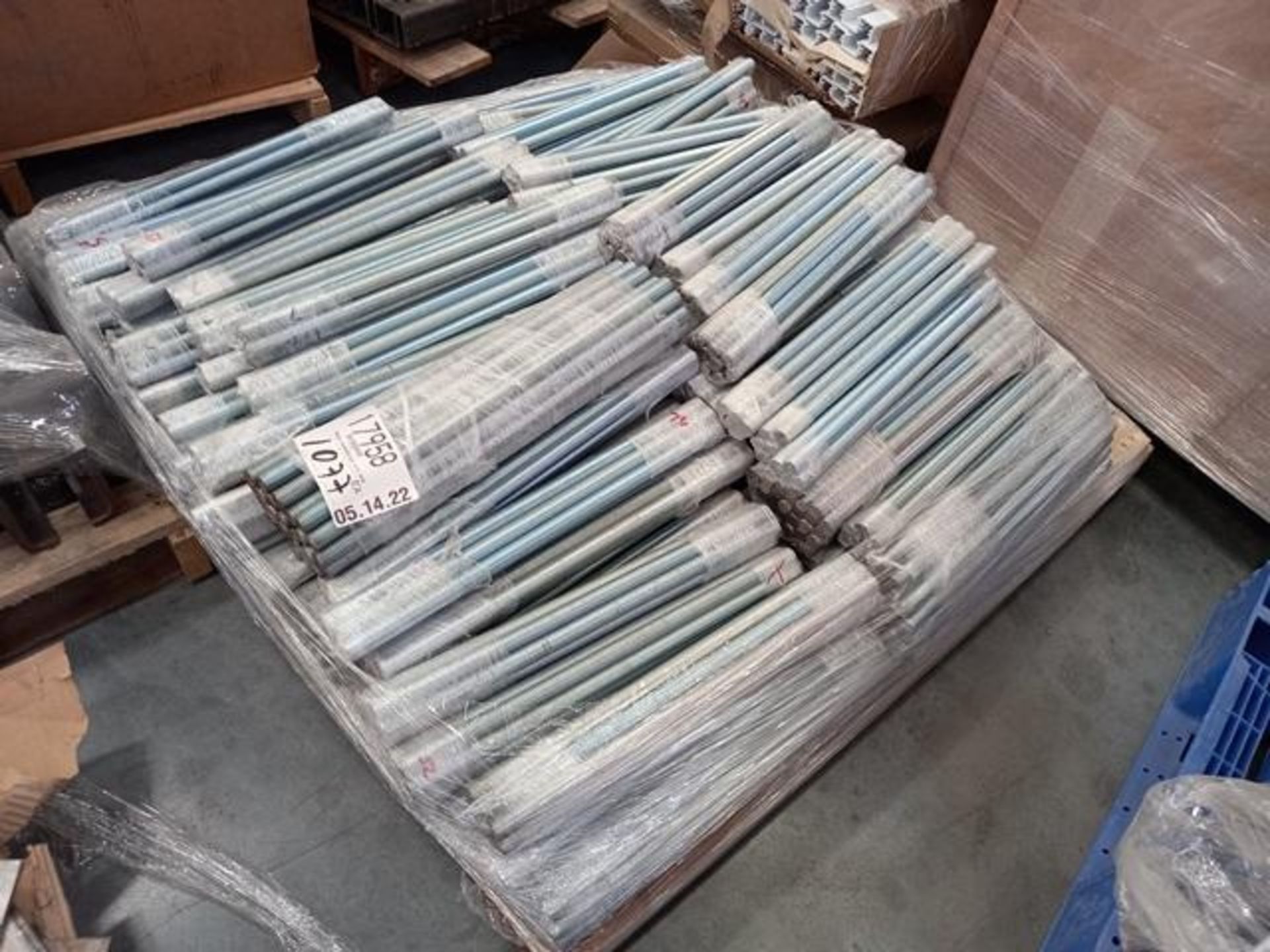 LOT: (100 approx.) Pallets of Assorted Materials Which Include, Metal Parts for Screens, Aluminum - Image 25 of 148