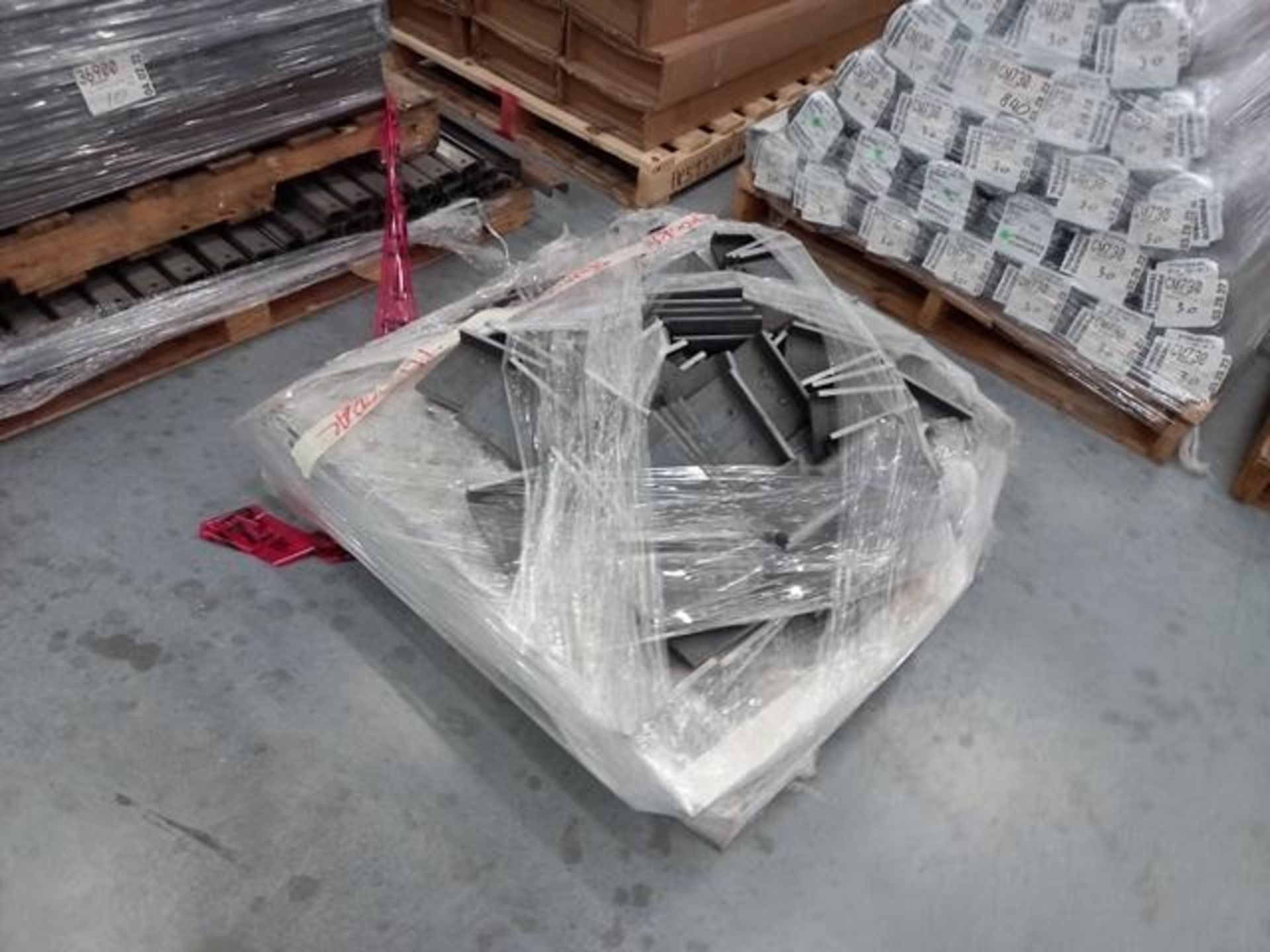 LOT: (100 approx.) Pallets of Assorted Materials Which Include, Metal Parts for Screens, Aluminum - Image 141 of 148