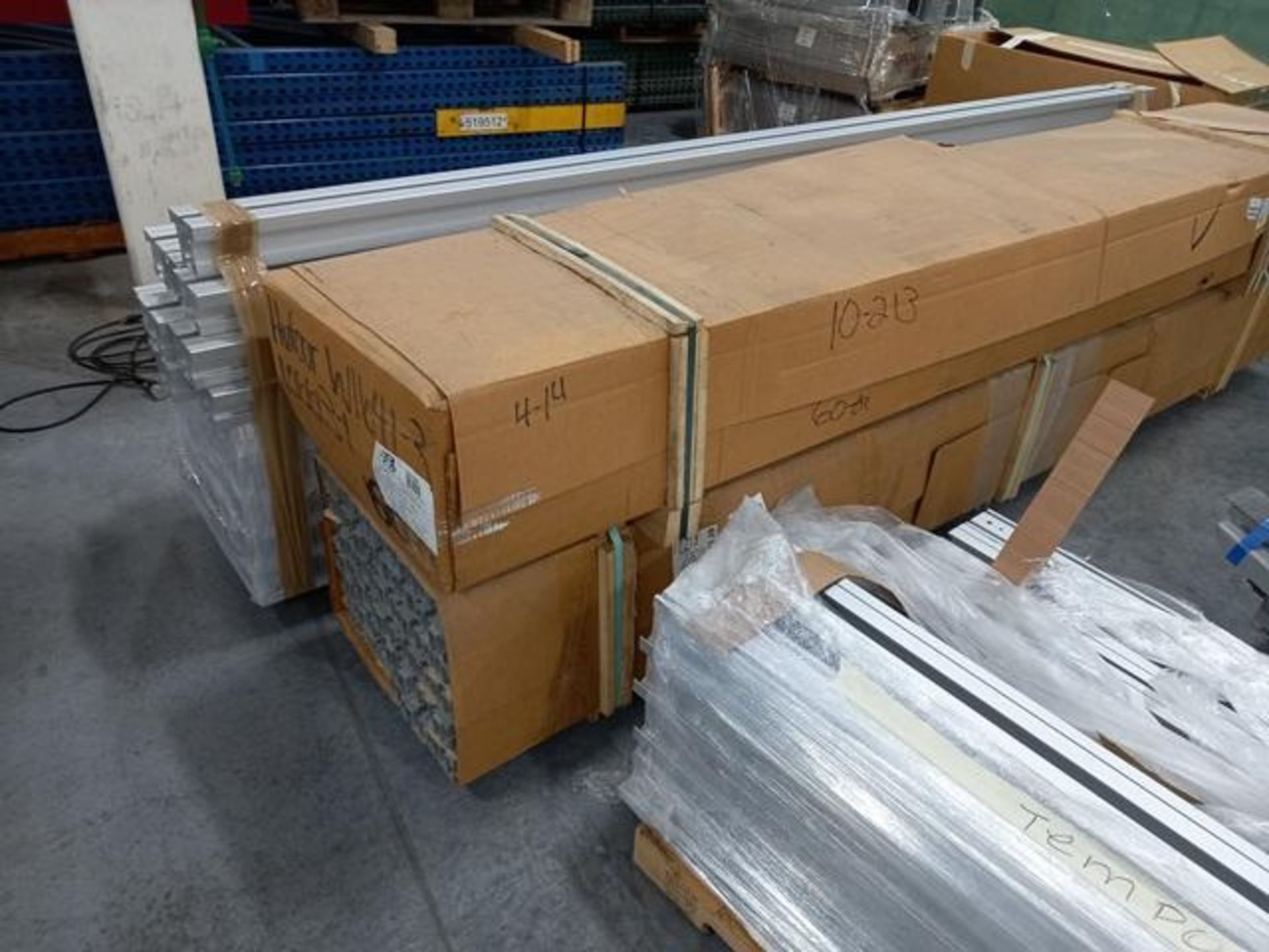 LOT: (100 approx.) Pallets of Assorted Materials Which Include, Metal Parts for Screens, Aluminum - Image 72 of 148