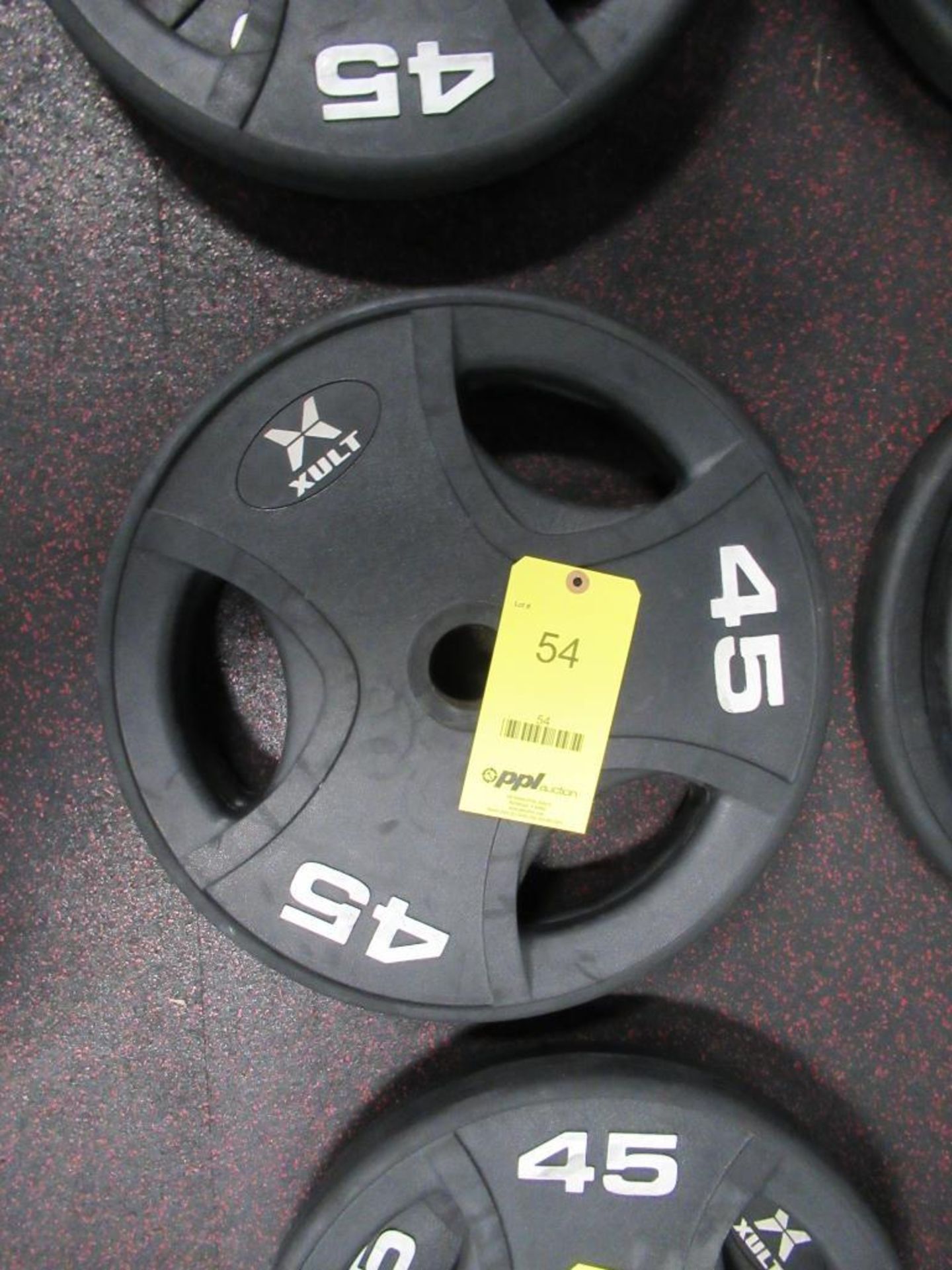 LOT: (2) Xult 45 lbs. Plates