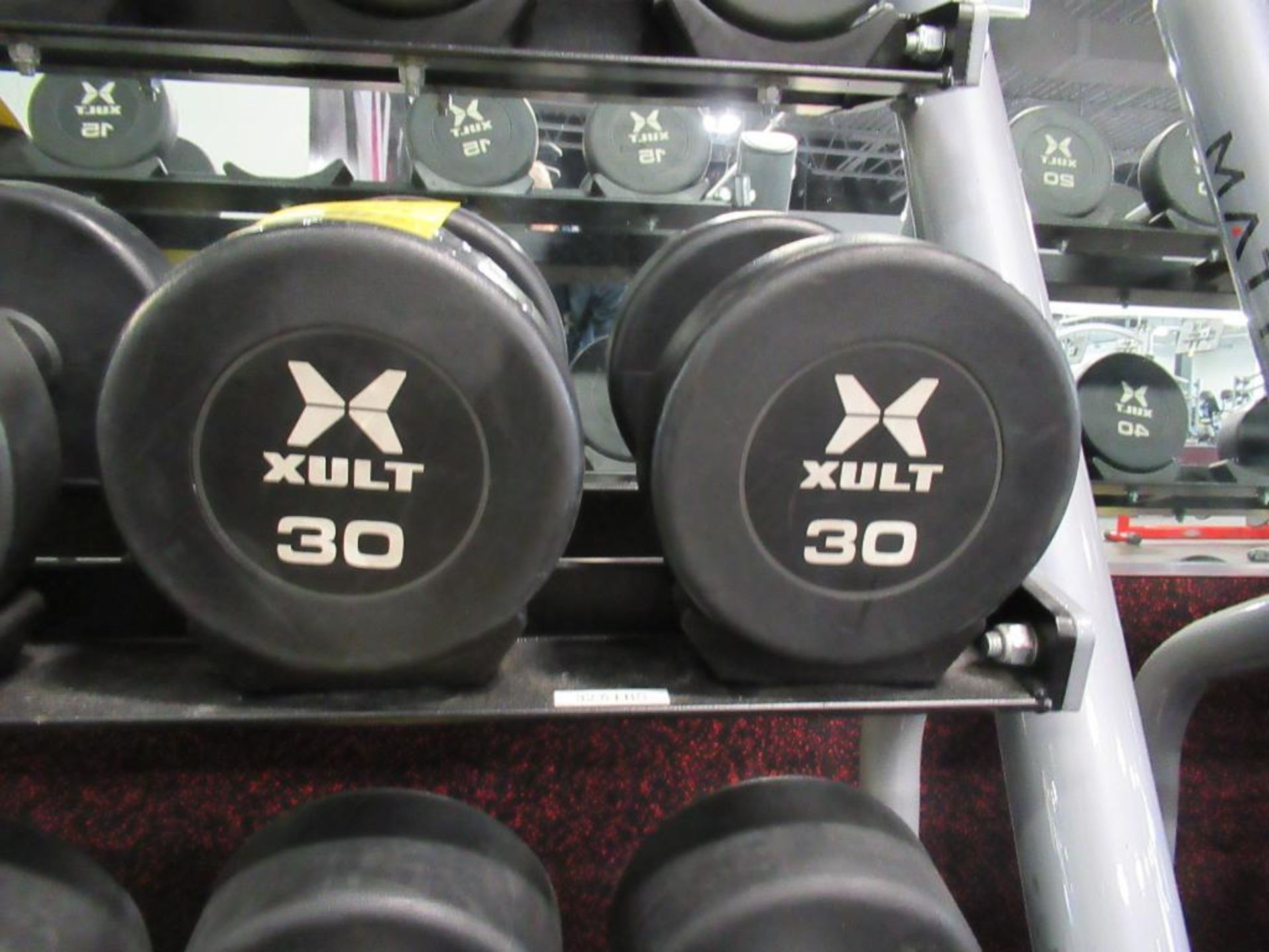 LOT: (2) Xult 30 lbs. Dumbbells - Image 2 of 2