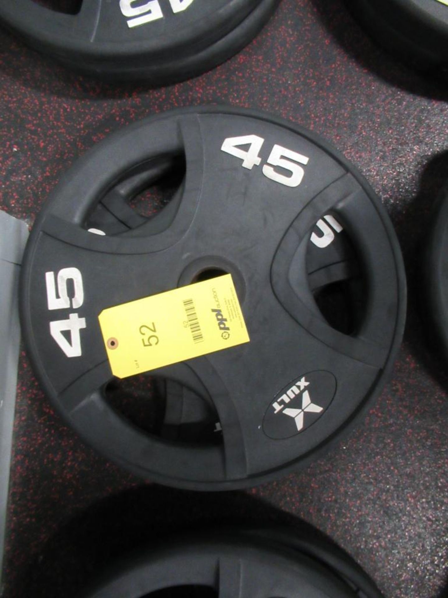 LOT: (2) Xult 45 lbs. Plates