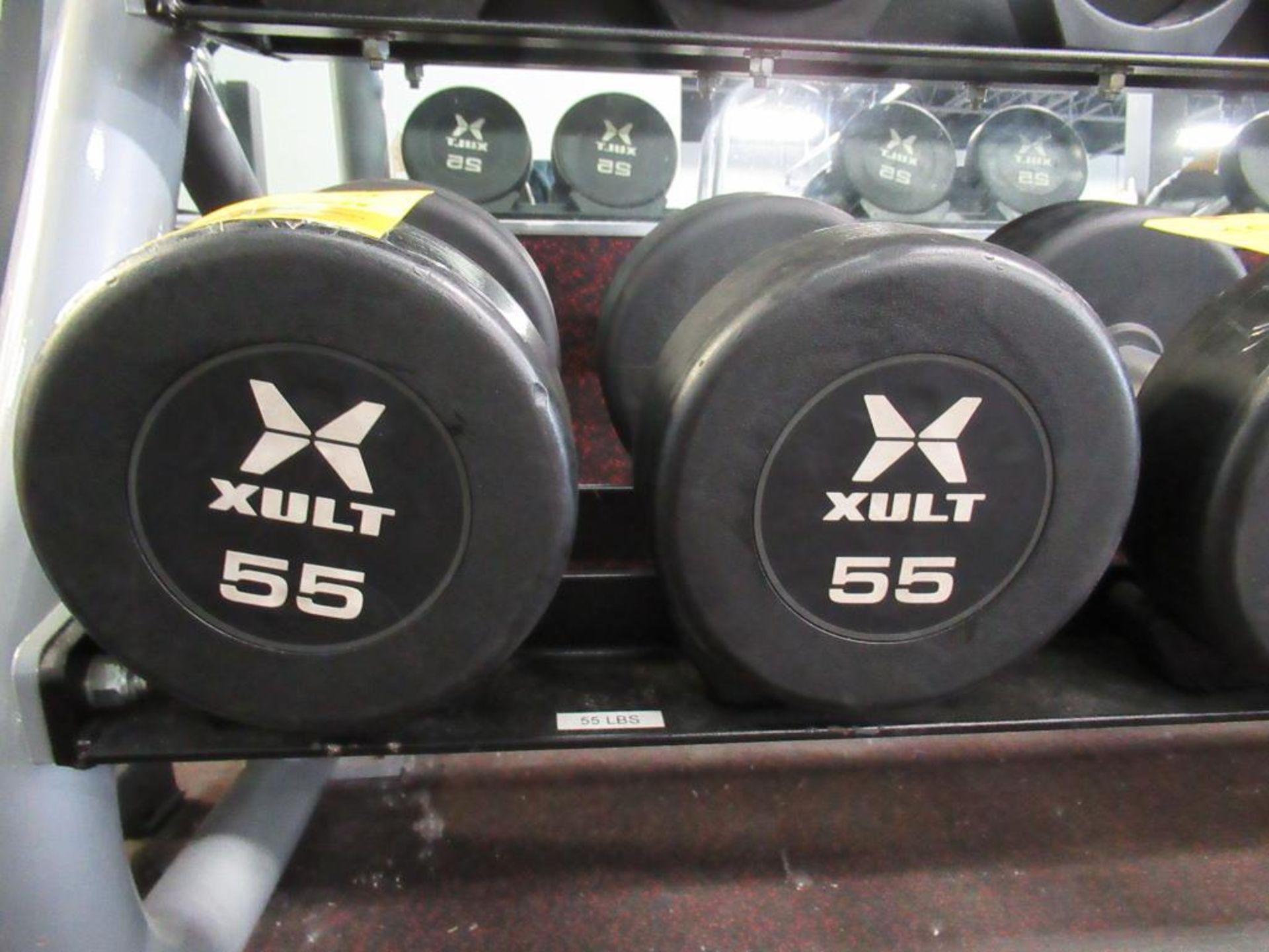 LOT: (2) Xult 55 lbs. Dumbbells - Image 2 of 2