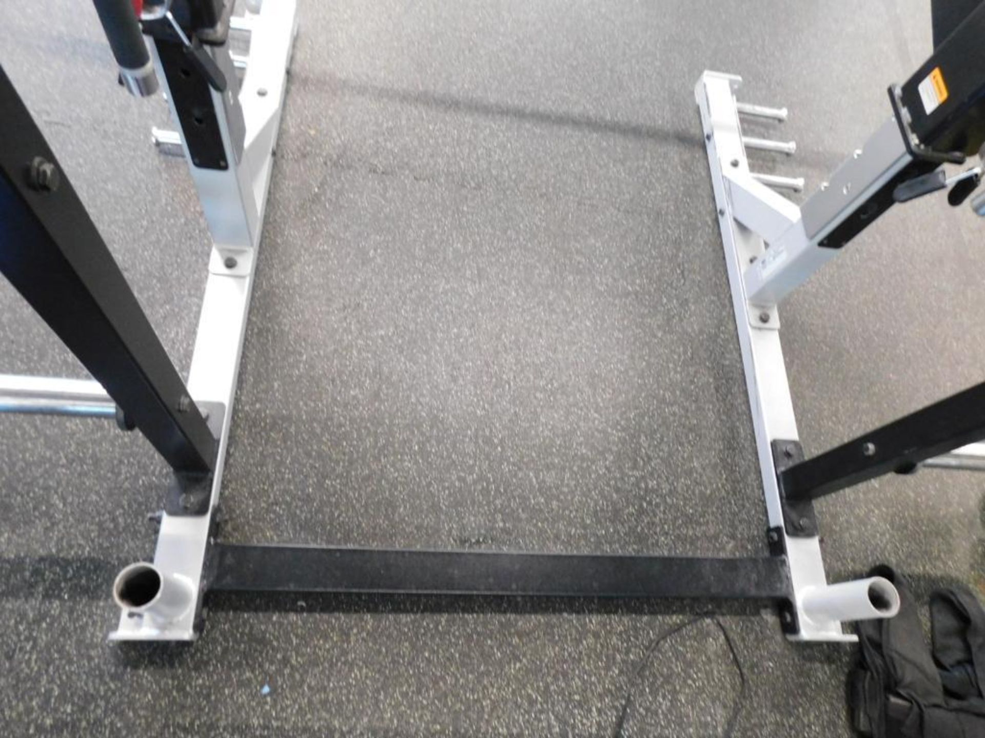 PB Extreme Half Rack w/Weight Storage, Safety Spot Arms, Bar Holders, Hook Plates, Knurled P-Grip Pu - Image 7 of 9