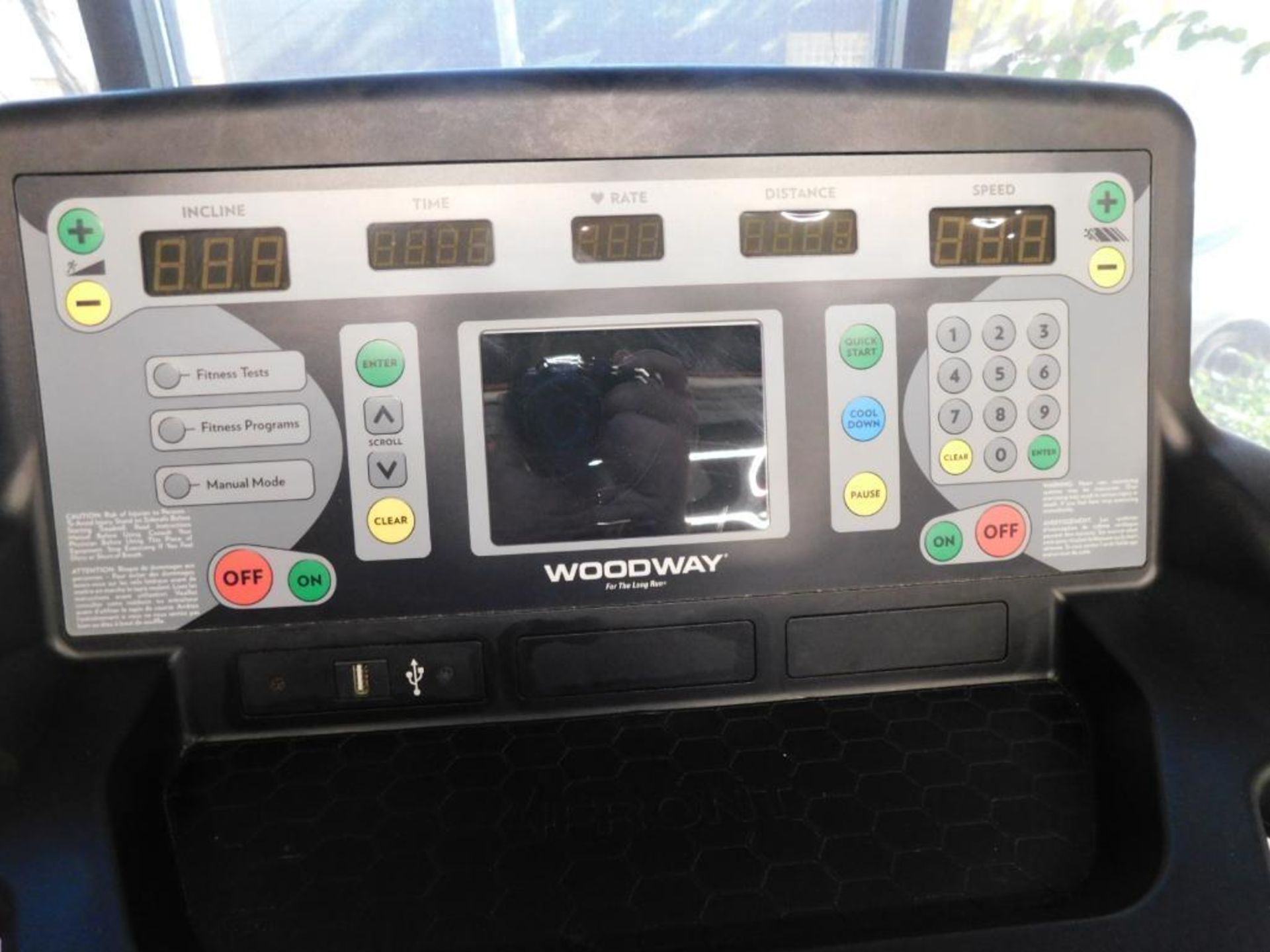 Woodway Treadmill, Model # DESMO 05, S/N 227661112, Max Cap. 400 lbs. (Remanufactured 2018) - Image 3 of 4