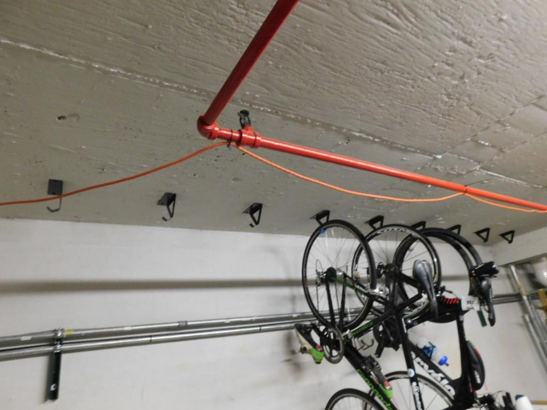 LOT: (7) 2-Bike Racks w/Mounted Bike Hangers in Basement (approx. 25) - Image 7 of 7