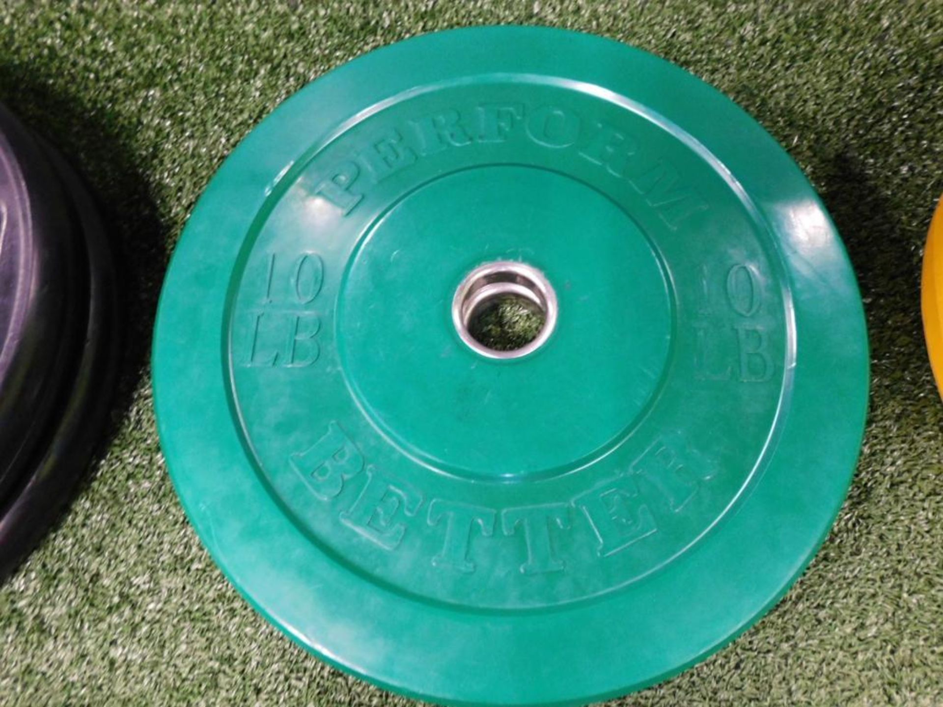 LOT: (2) Perform Better 10 lb. Plates