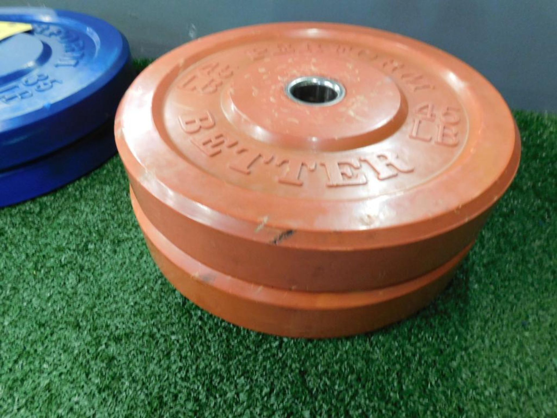 LOT: (2) Perform Better Rubber Coated 45 lb. Plates - Image 2 of 2