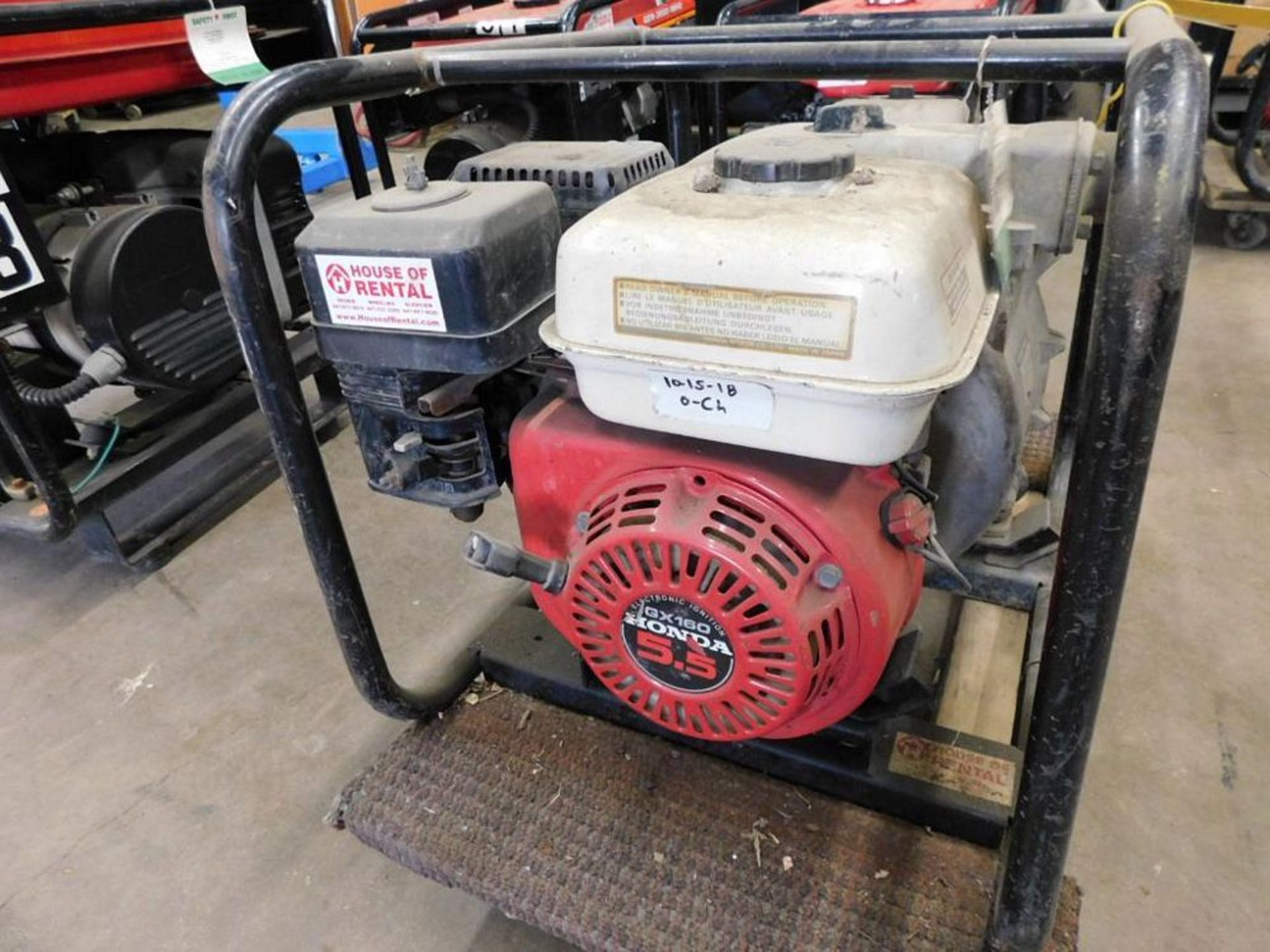 Koshin KTH-50X Gas 2" Semi-Trash Pump w/Honda GX120 Motor, 185 gpm (LOCATION: 318 N. Milwaukee Ave., - Image 2 of 5