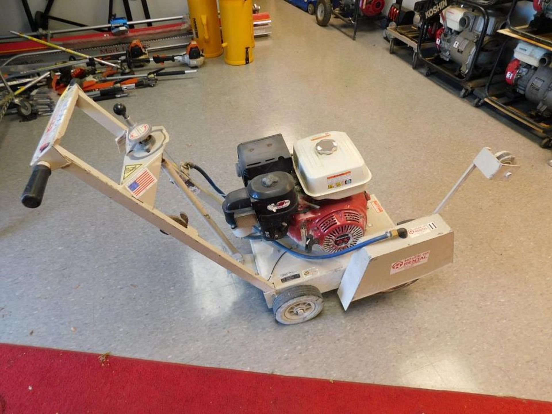 Edco SK14-13H 14" Walk Behind Concrete Saw w/Honda 390 Gasoline Motor, S/N 080310130 (LOCATION: