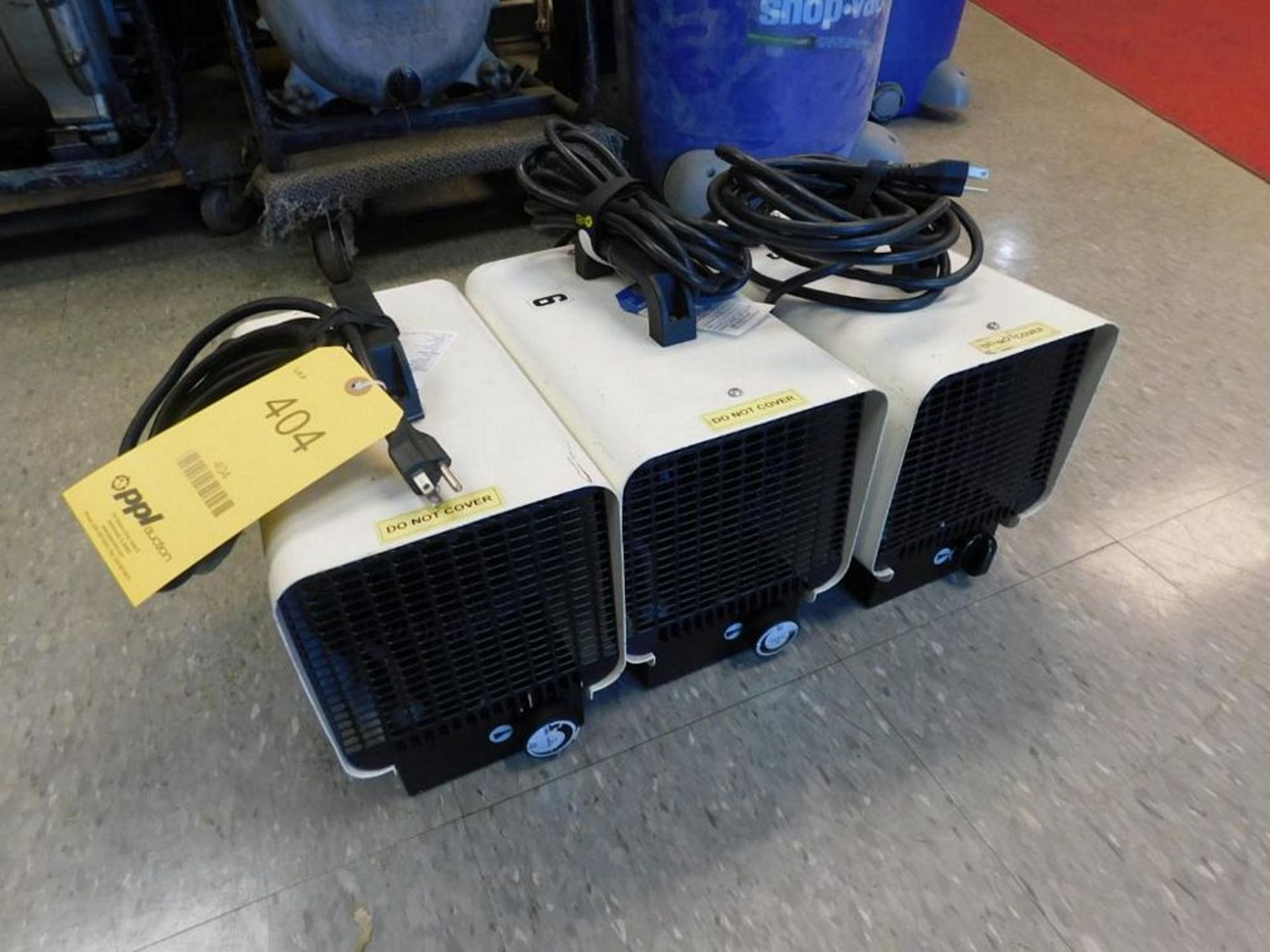 LOT: (3) Heat Wagon 1,500 watt Commercial/Industrial Movable Air Heaters (LOCATION: 318 N. Milwaukee