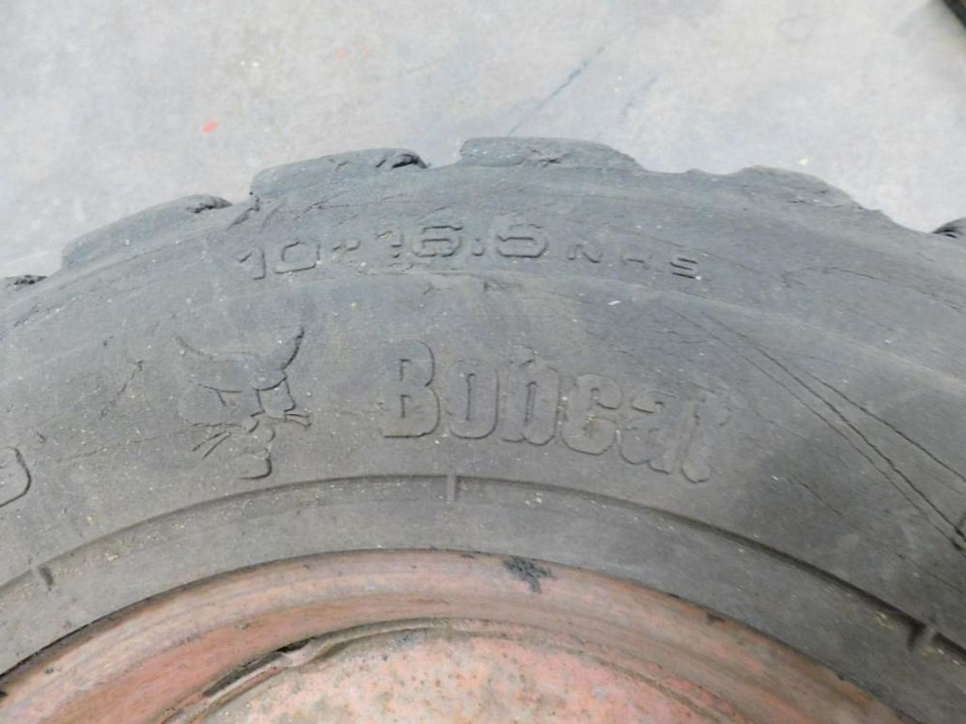 LOT: (2) Bobcat Heavy Duty 10-16.5" NHS Tires, Bead Guard, Tubeless (LOCATION: 318 N. Milwaukee - Image 5 of 6