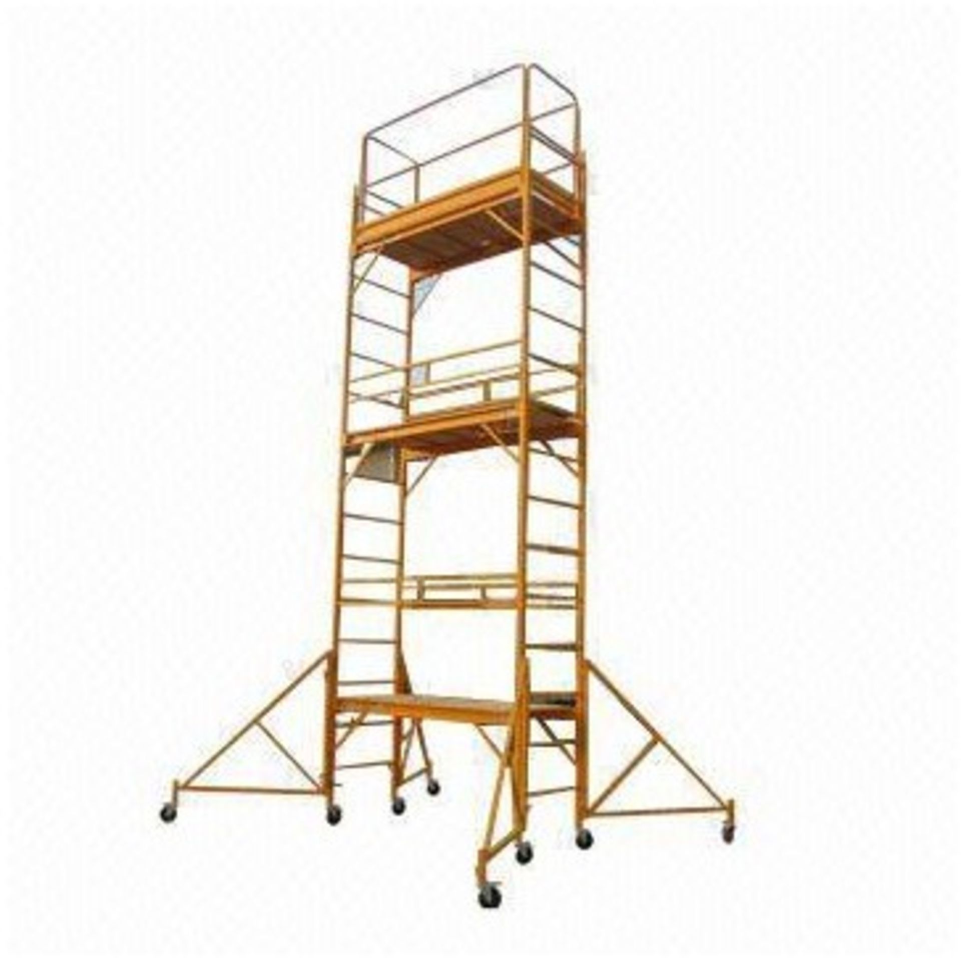 3 Sections Pro Jack Multipurpose Inside Scaffolding 29” W x 6’ L, Platform Height 17’, 1,000 lbs.